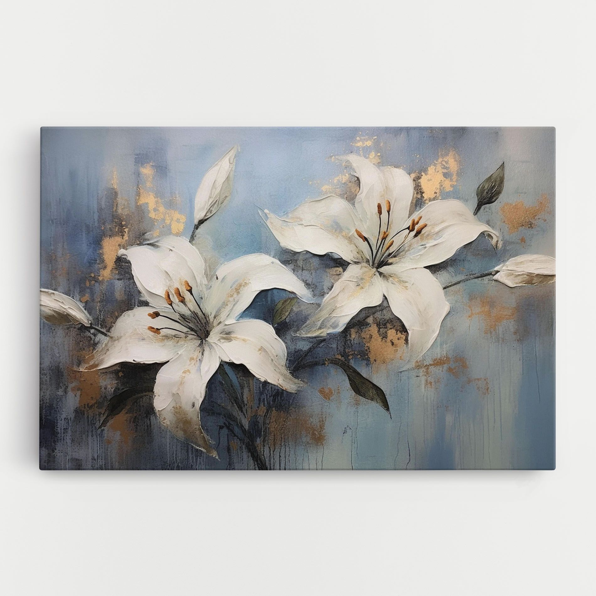 Gold Lily Painting mockup 0