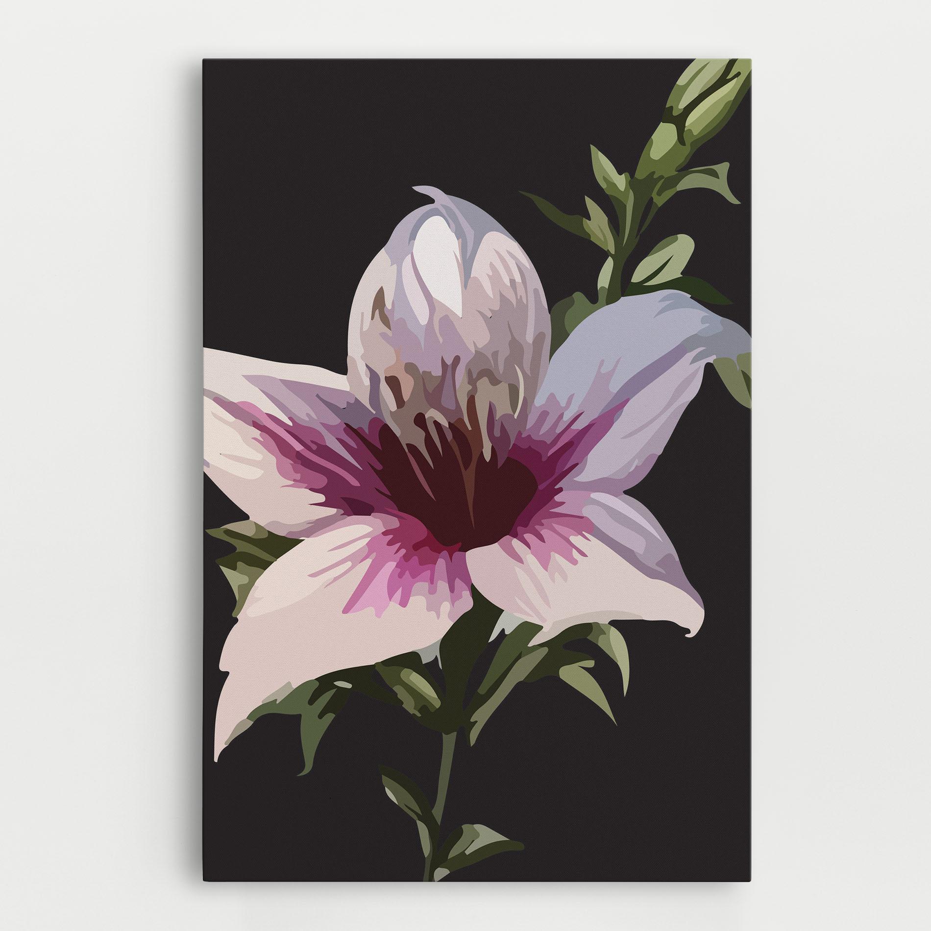 Tablou Canvas Pink Pretty Lily mockup 0