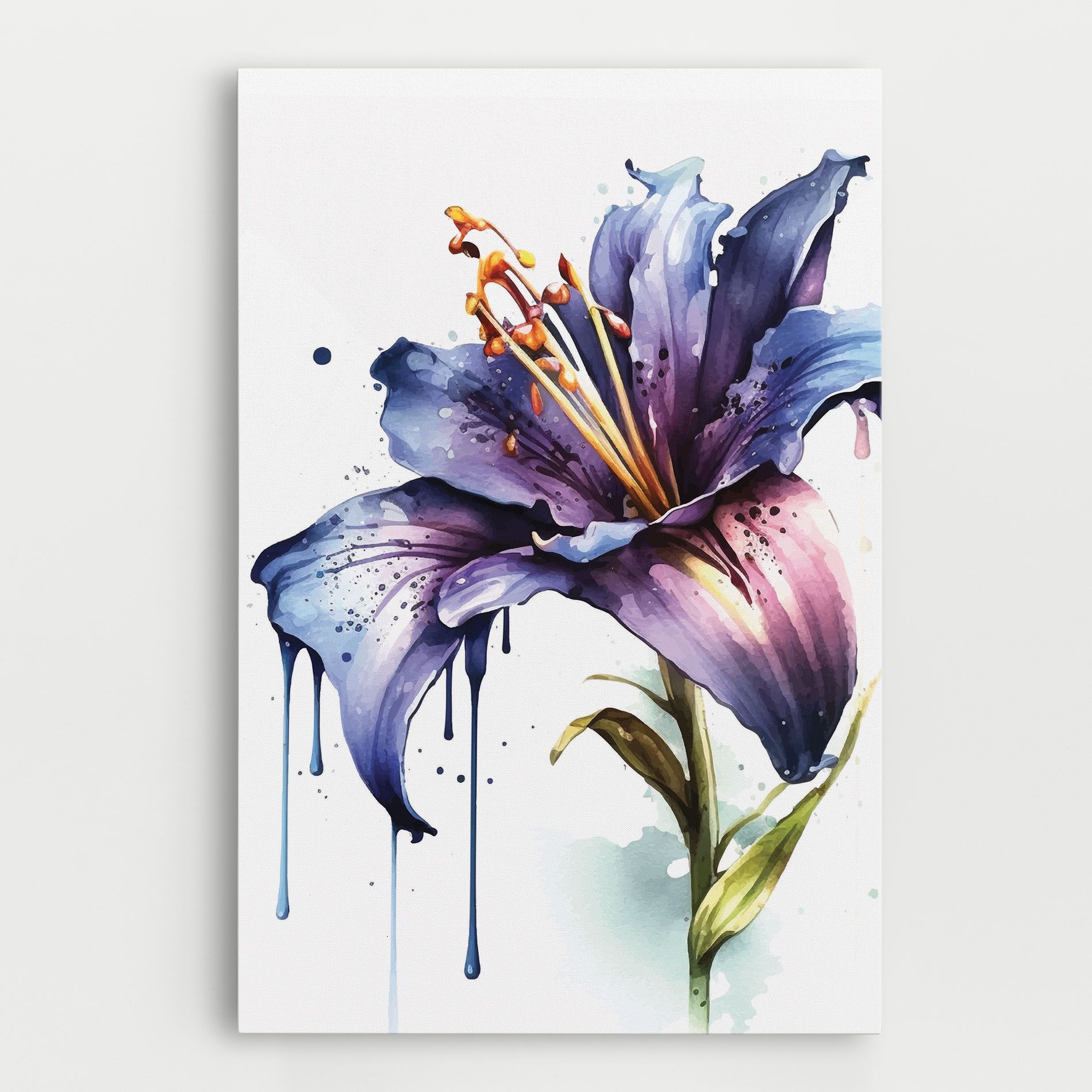 Purple Orange Lily mockup 0