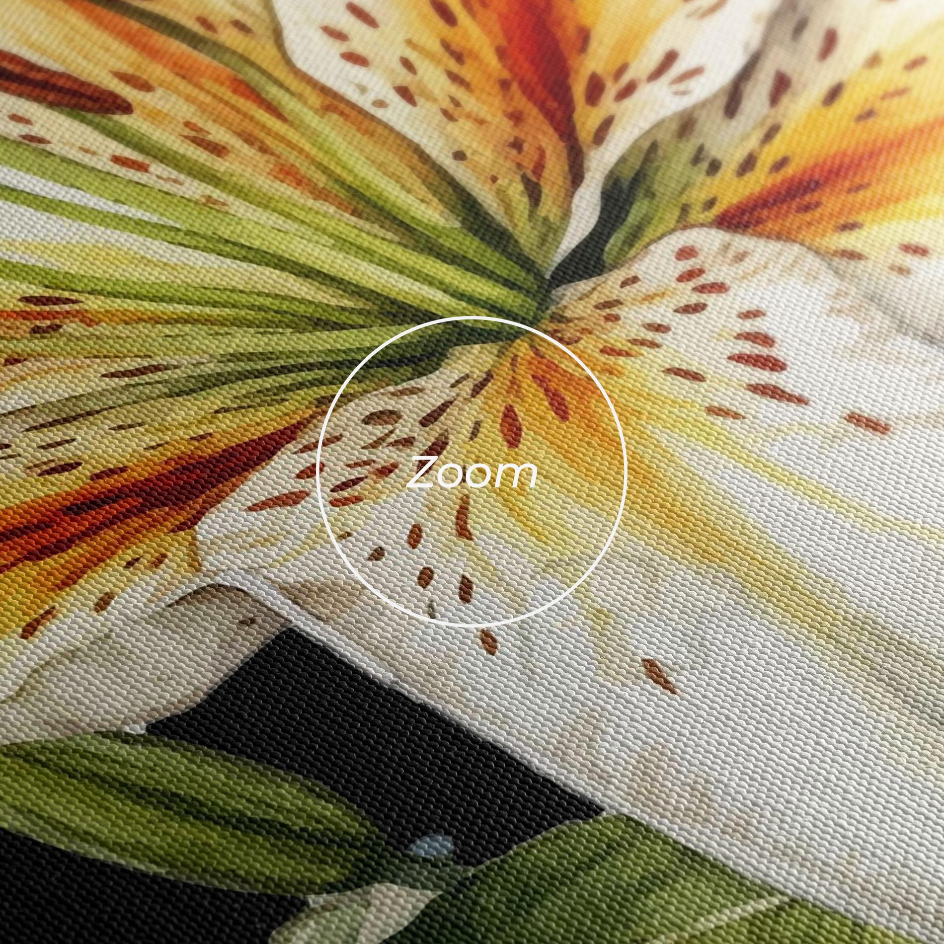 Tablou Canvas Beautiful White Lily mockup 3