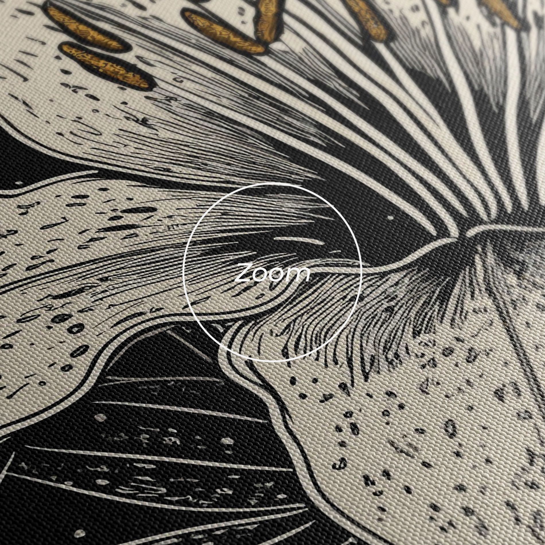 Cream Black Lily mockup 3