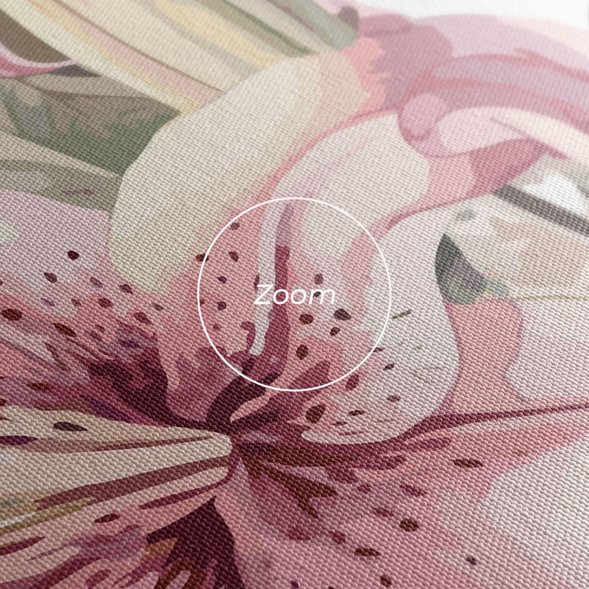 Tablou Canvas Light Pink Lily Art mockup 3