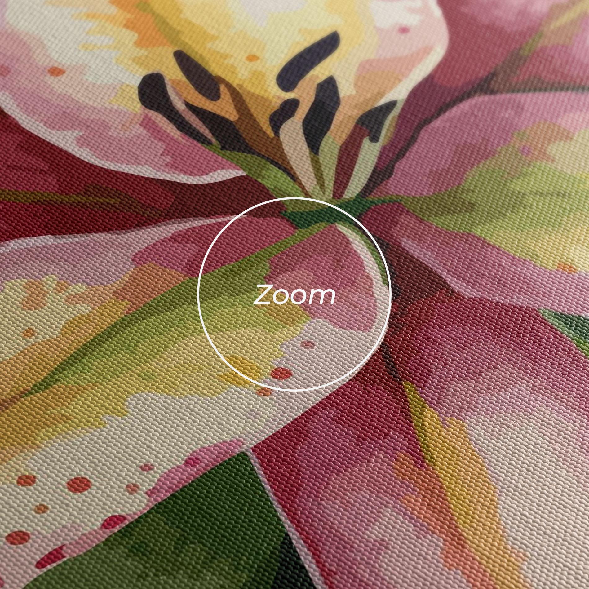 Tablou Canvas Lily Pretty Pink mockup 3