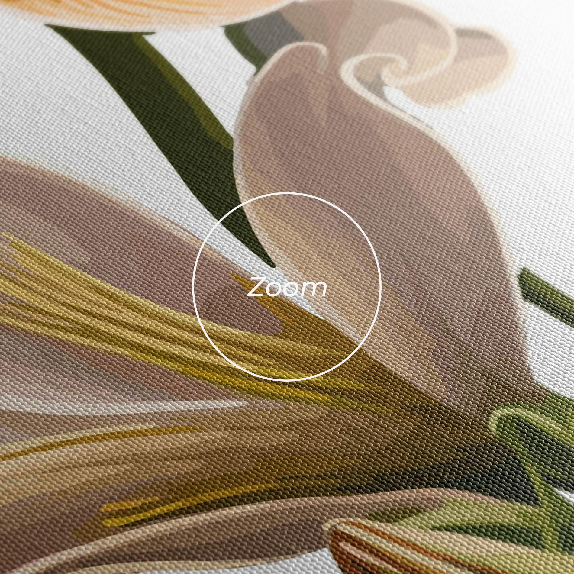 Tablou Canvas Purple White Lily mockup 3