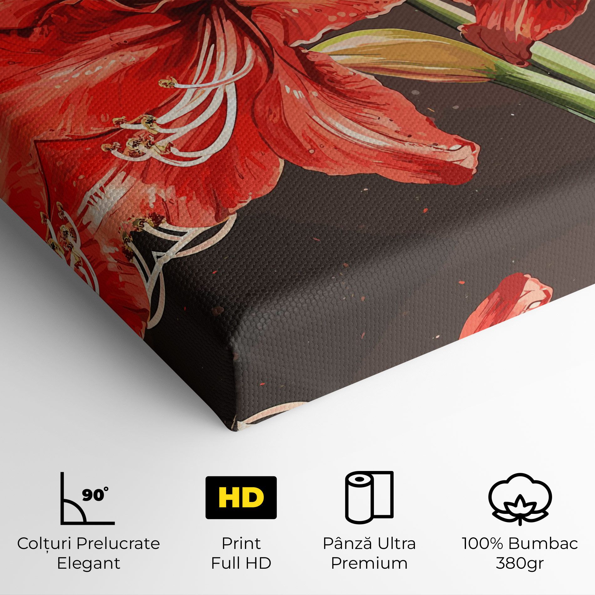 Orange Pretty Lily mockup 4