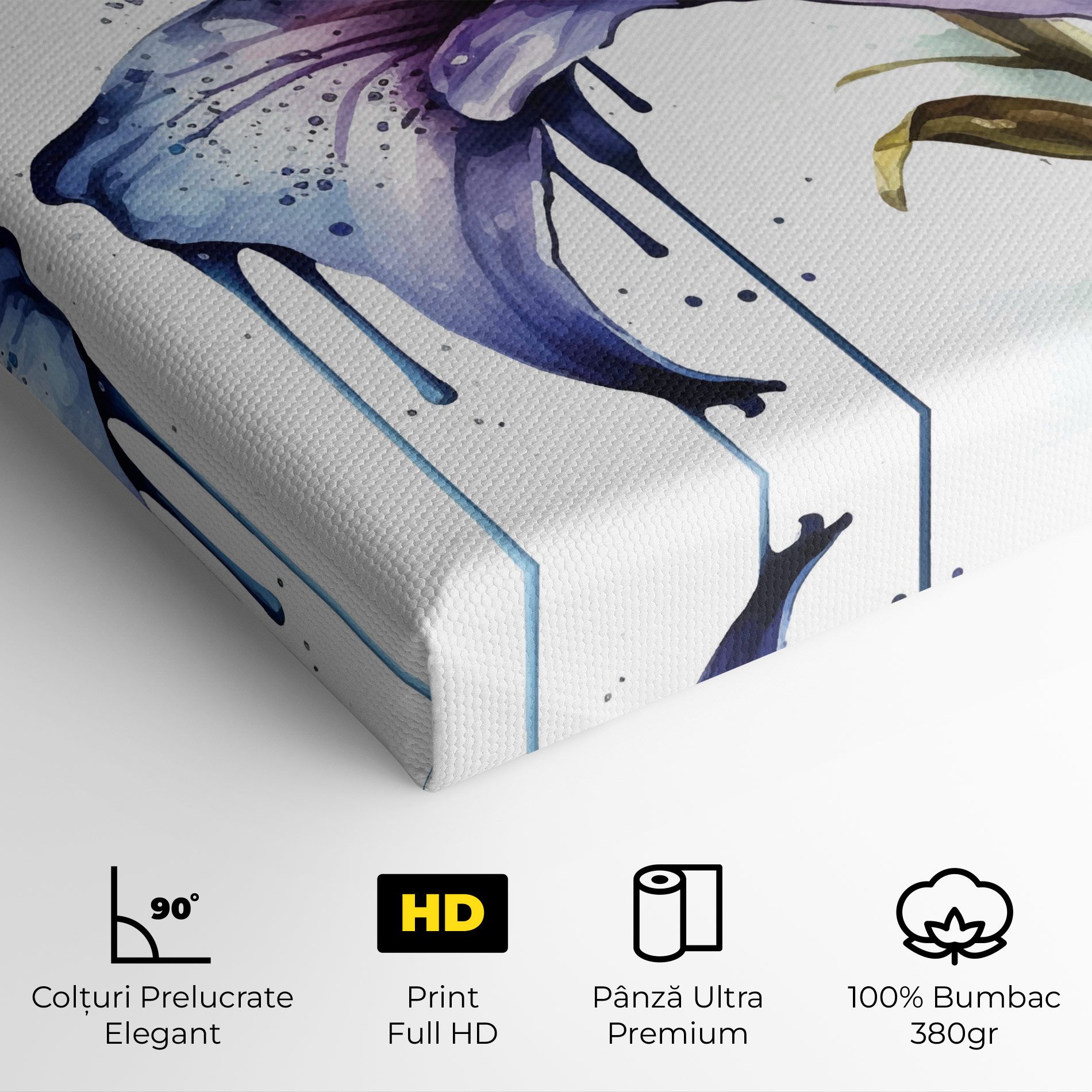 Purple Orange Lily mockup 4