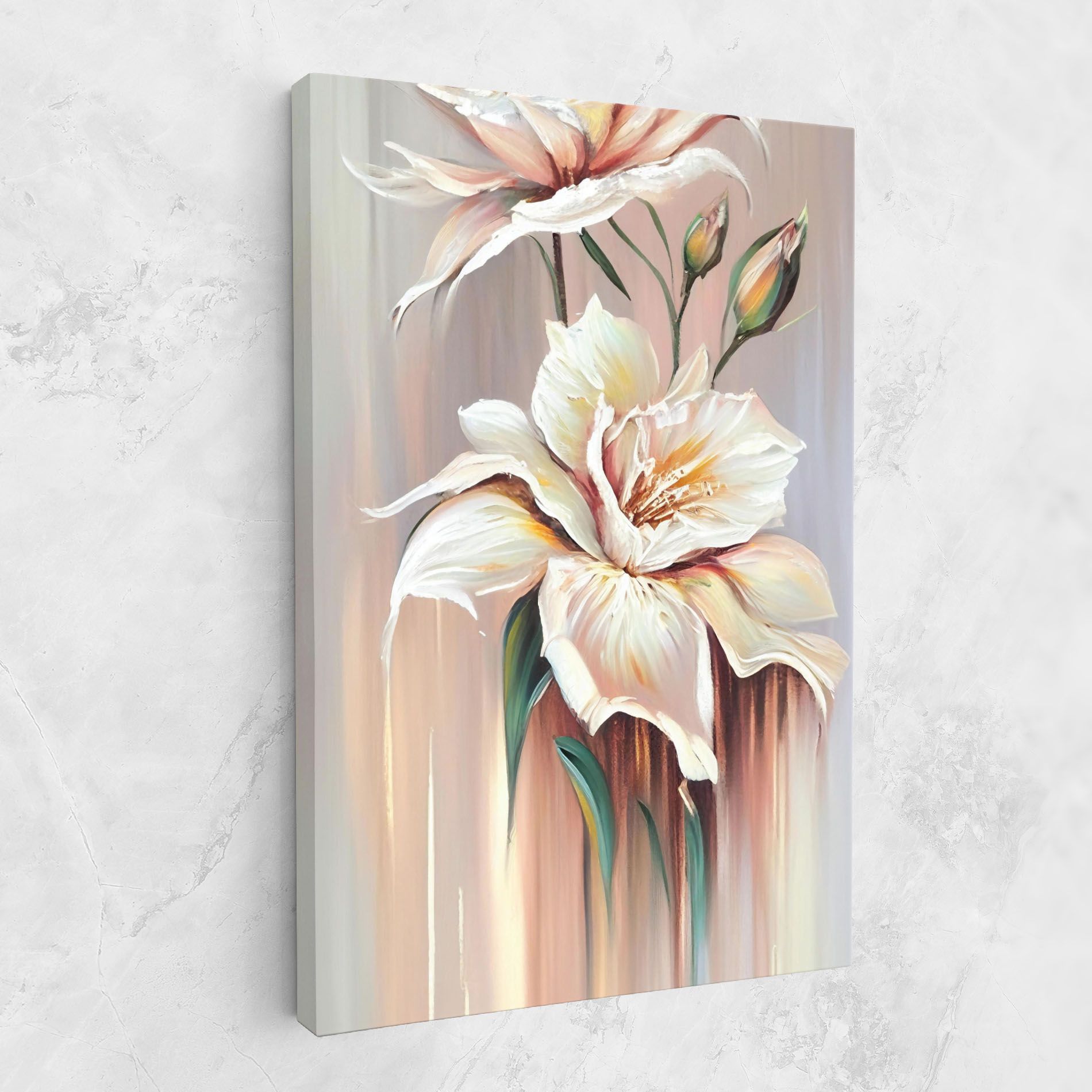 Abstract Lily Painting mockup 1