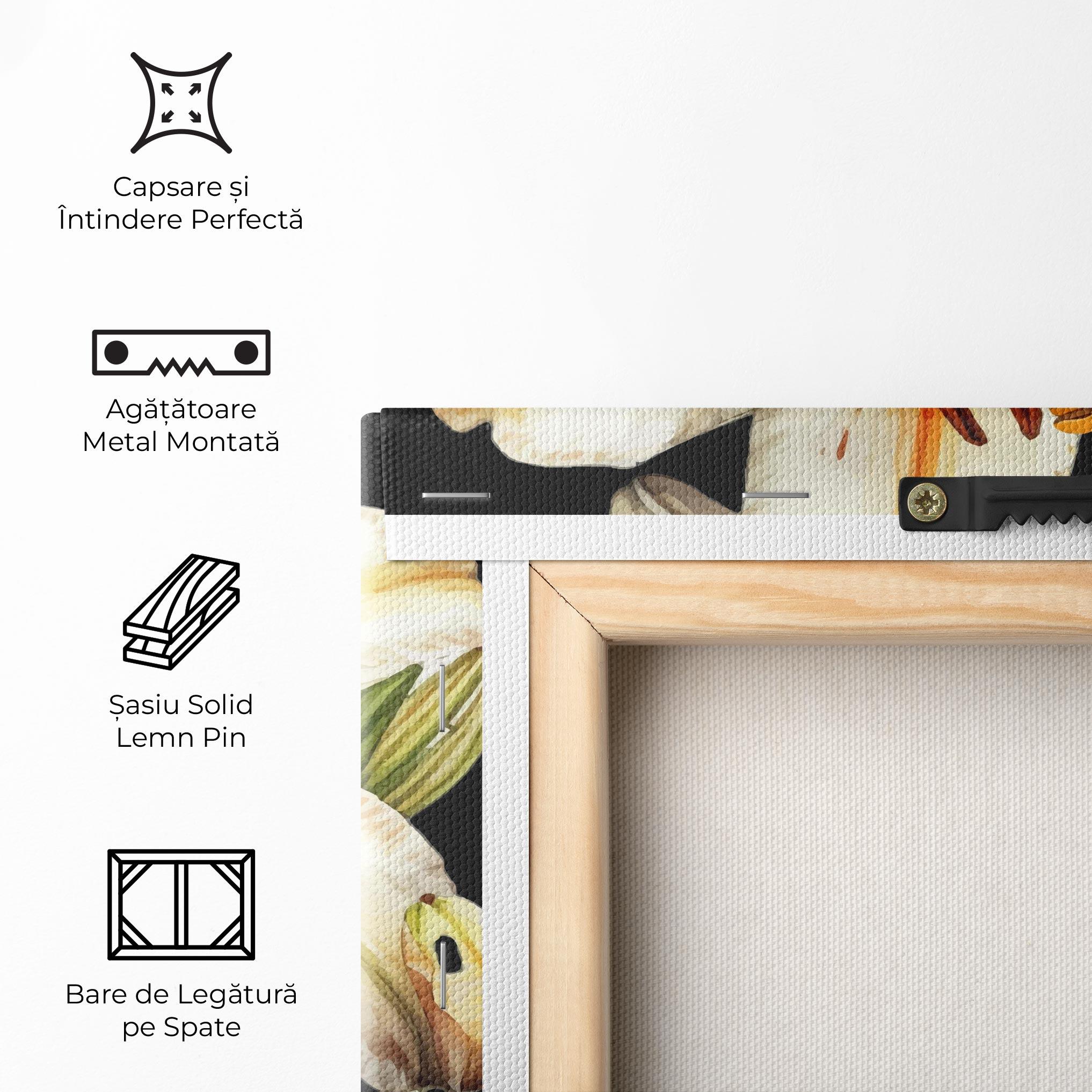 Tablou Canvas Beautiful White Lily mockup 5