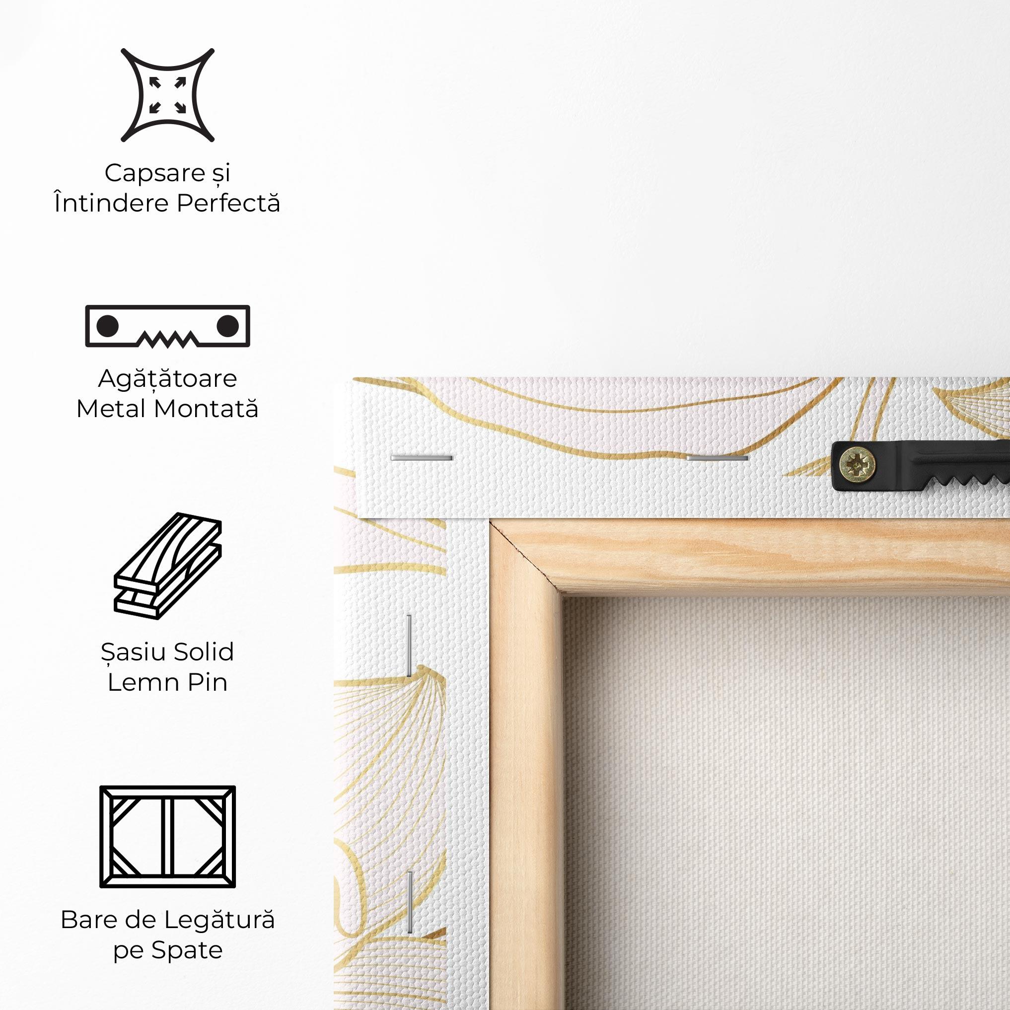 Tablou Canvas Gold Lily mockup 5