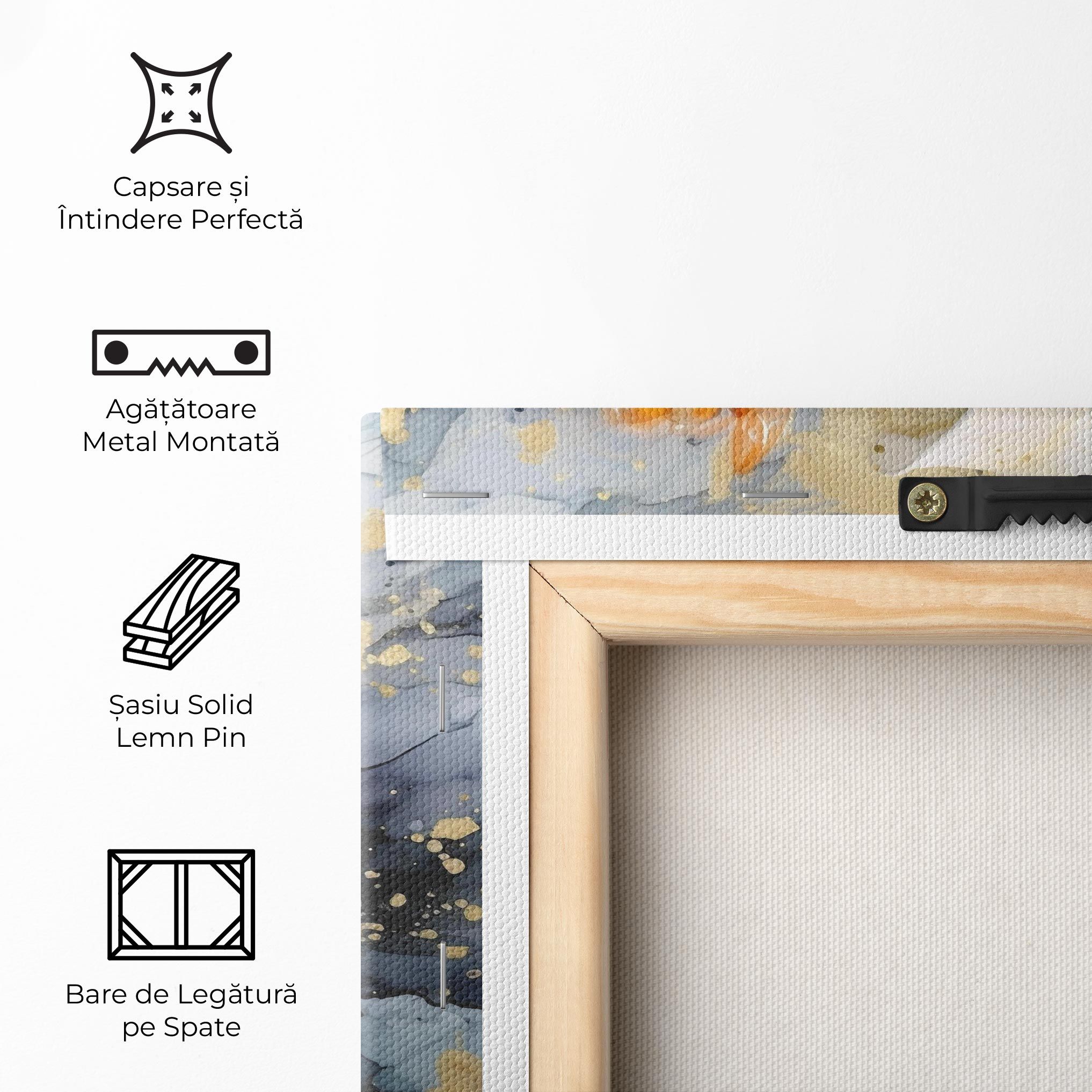 Lily With Orange Painting mockup 5