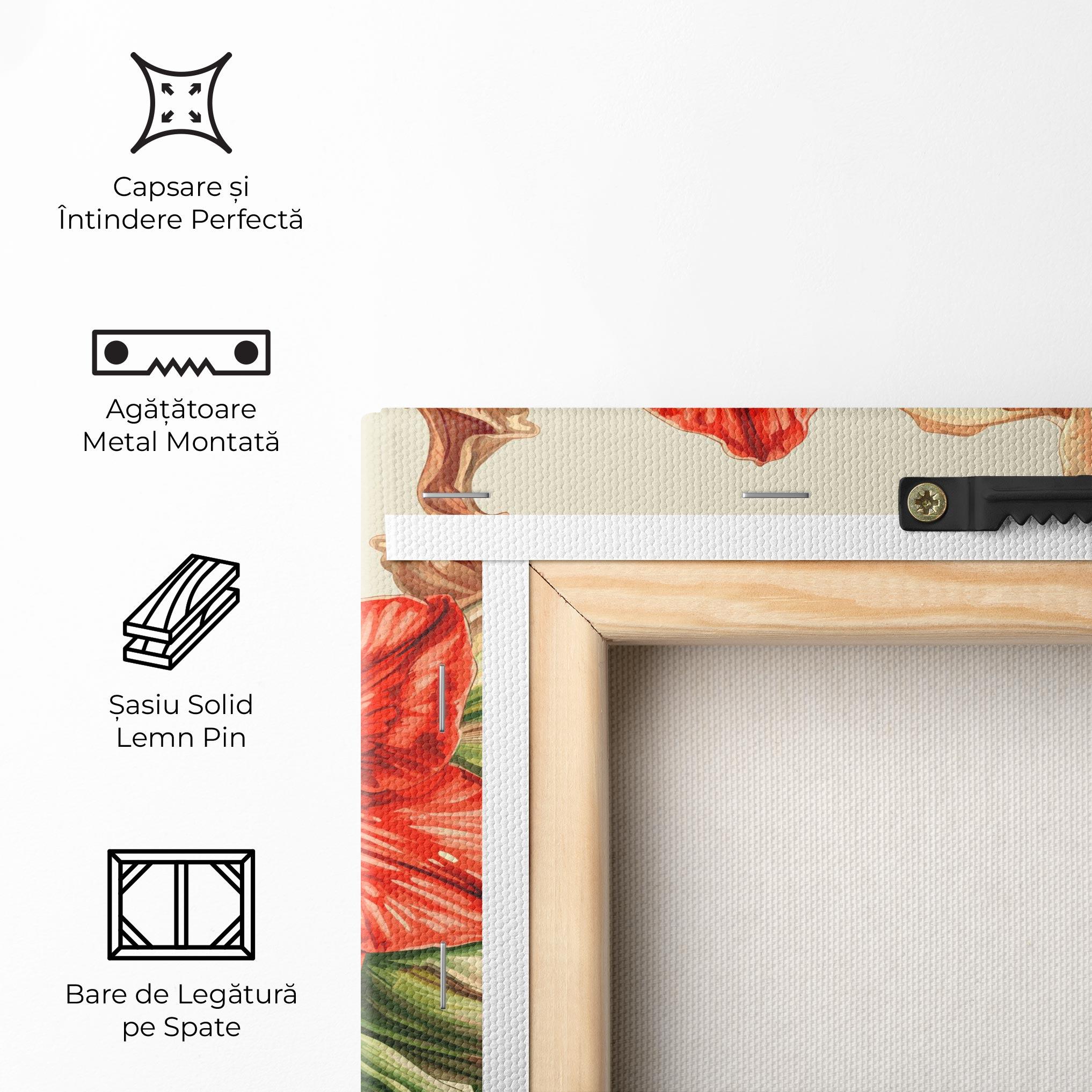 Tablou Canvas Orange Cream Lily mockup 5