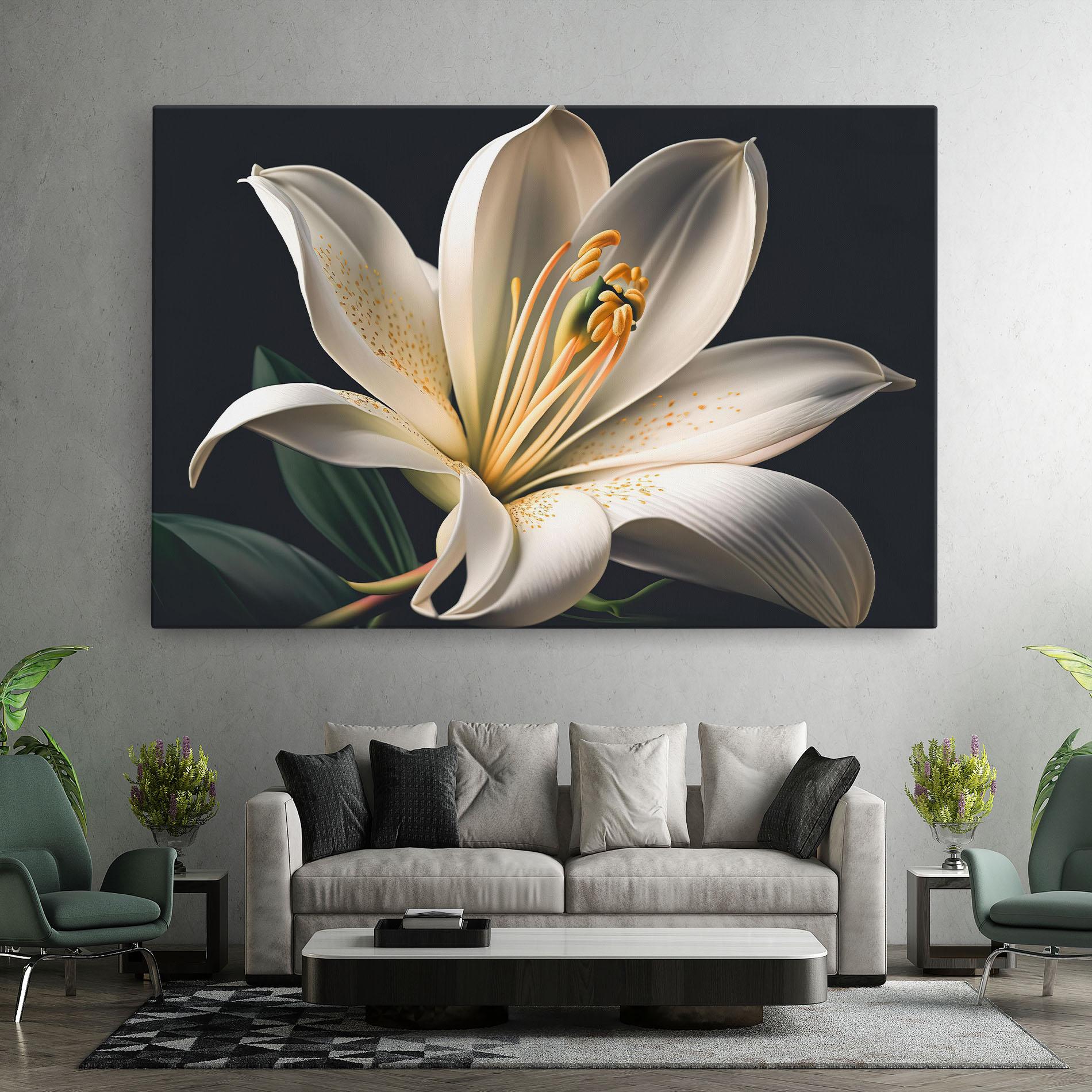 Tablou Canvas Big Lily View mockup 7