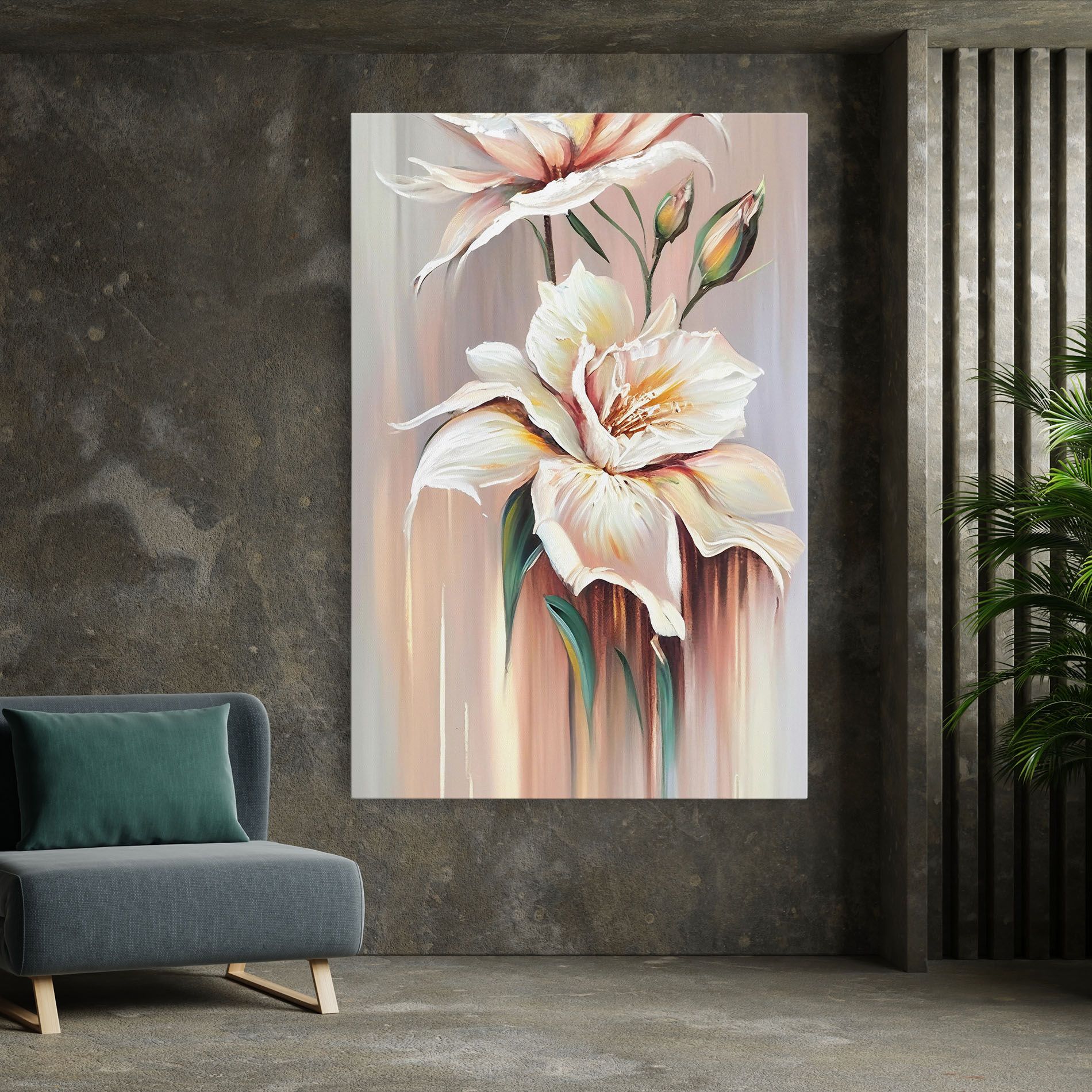 Abstract Lily Painting mockup 7