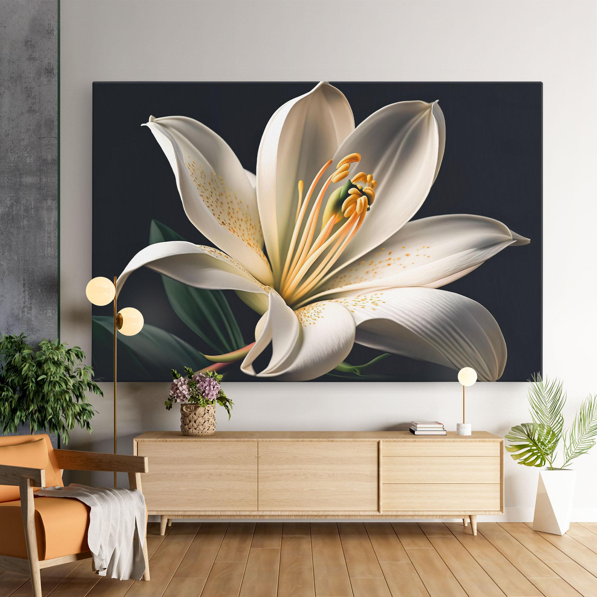 Tablou Canvas Big Lily View mockup 9