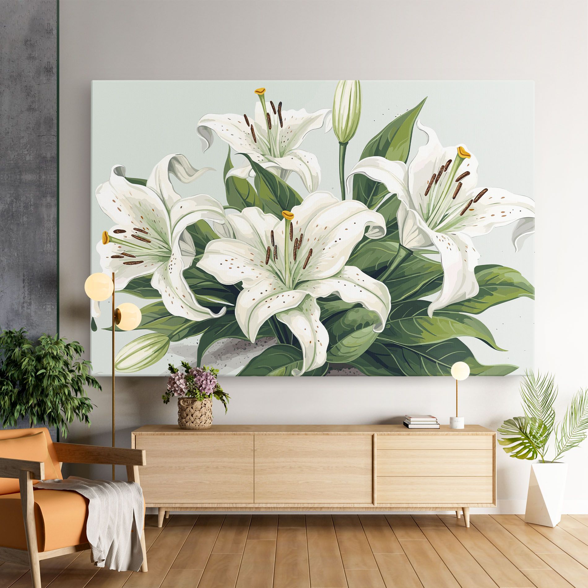 Light Lily Art mockup 9
