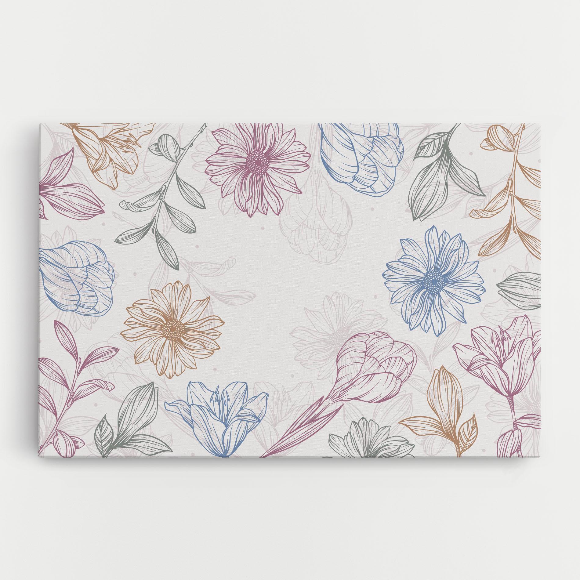 Tablou Canvas Color Line Mix mockup 0