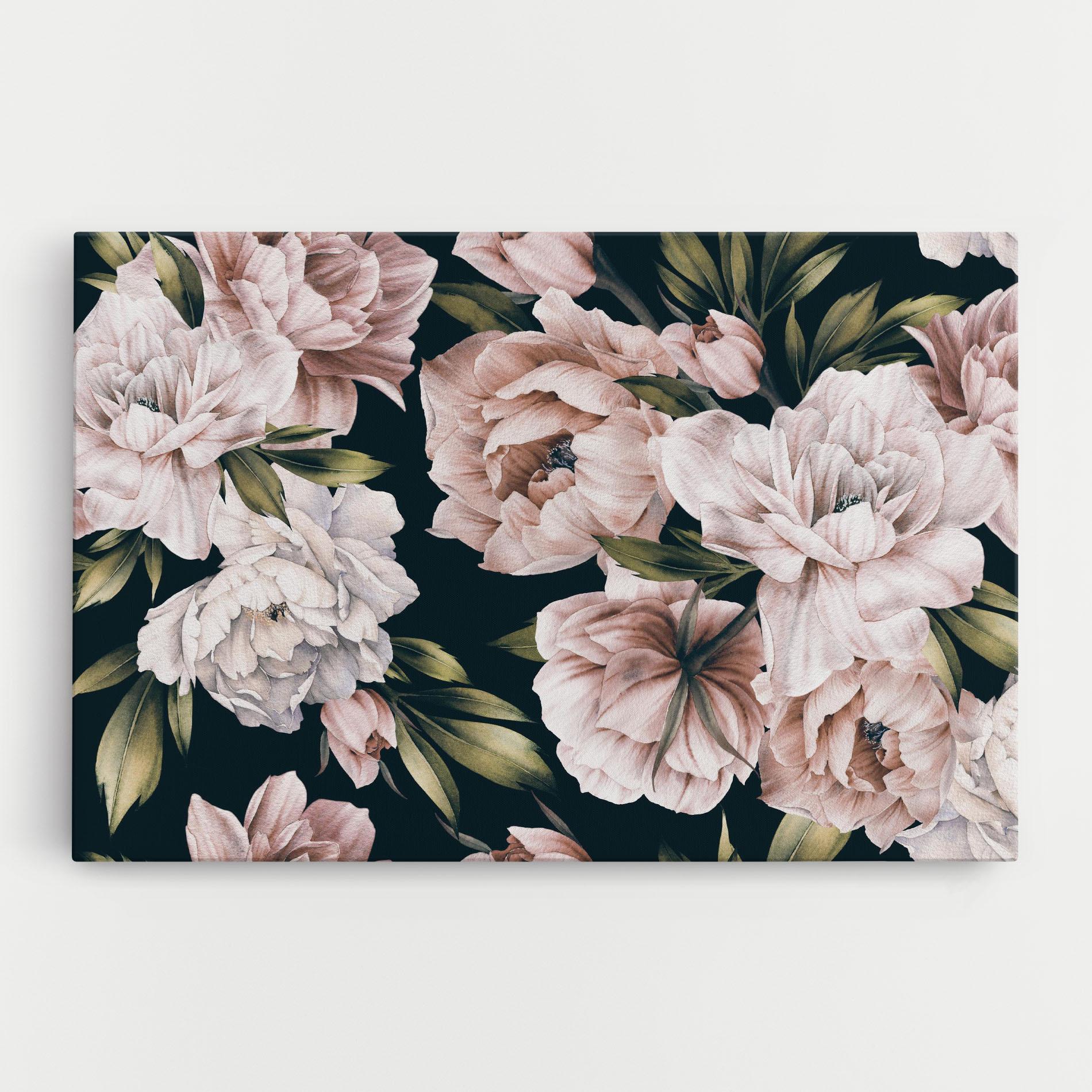 Tablou Canvas Flori De Bujori mockup 0