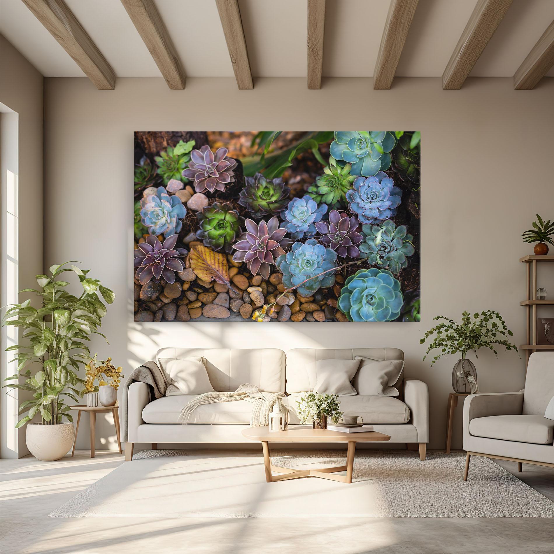 Tablou Canvas Colorful Flowers mockup 6