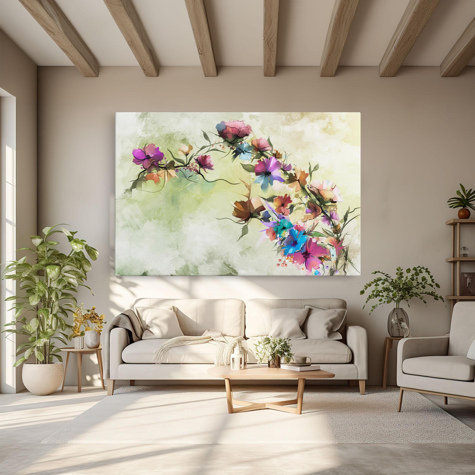 Tablou Canvas Ramura Cu Flori mockup 6