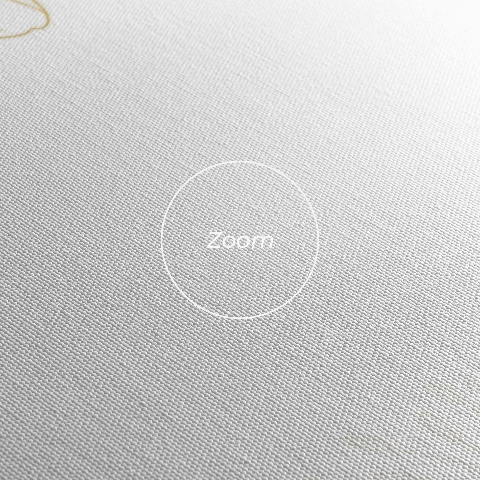 Tablou Canvas Gold Line Flower mockup 3