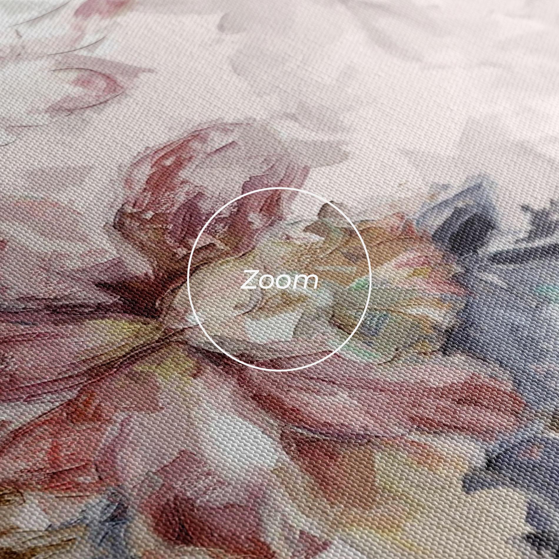Tablou Canvas Painted Flowers mockup 3