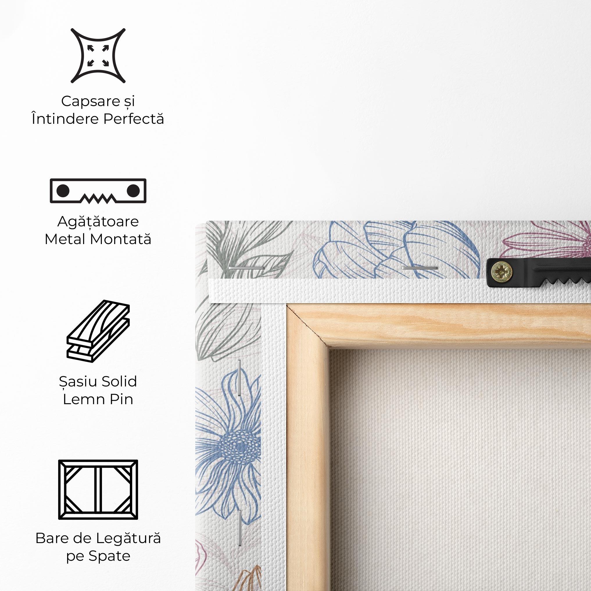 Tablou Canvas Color Line Mix mockup 5