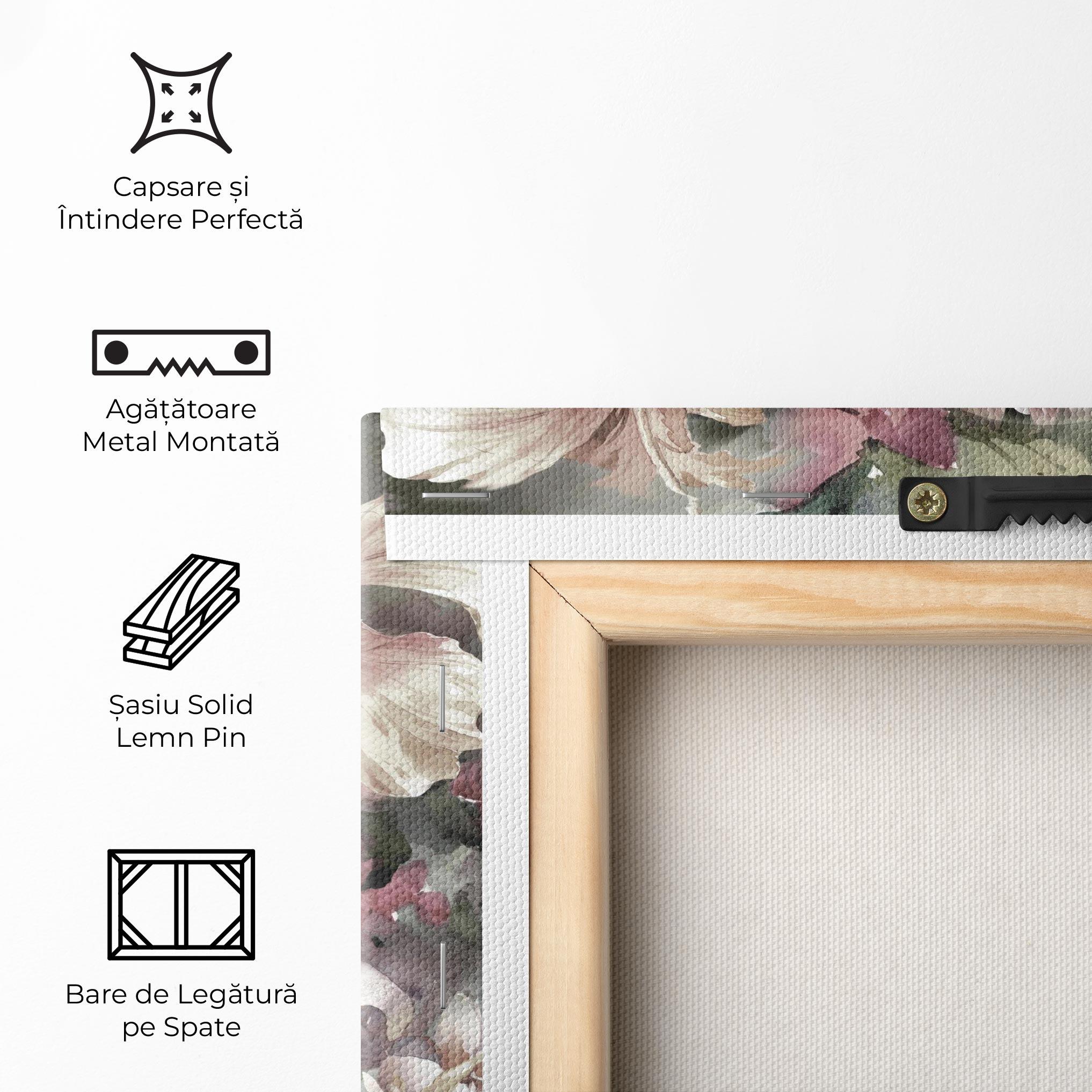 Tablou Canvas Contrastul De Flori mockup 5