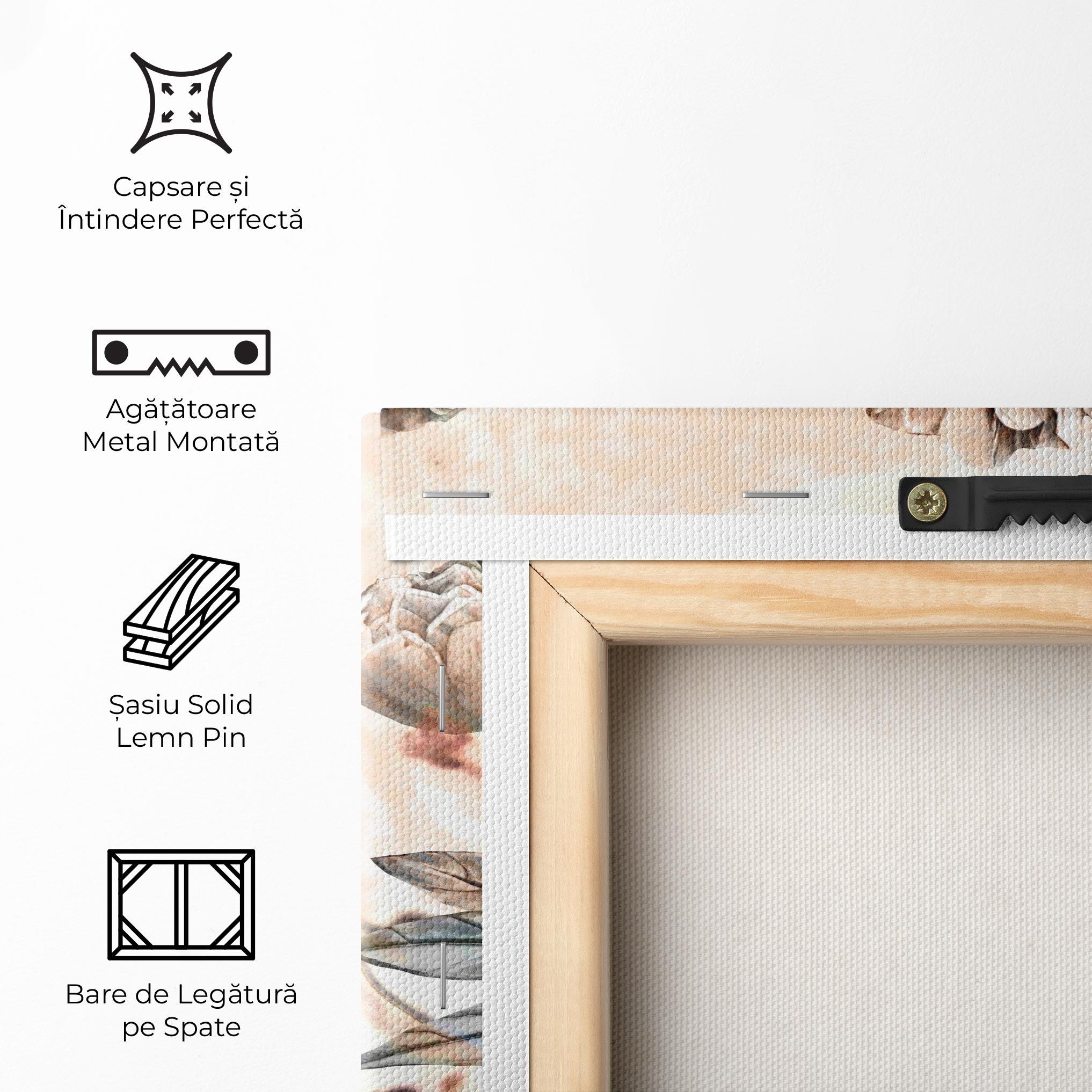 Tablou Canvas Painted Roses mockup 5