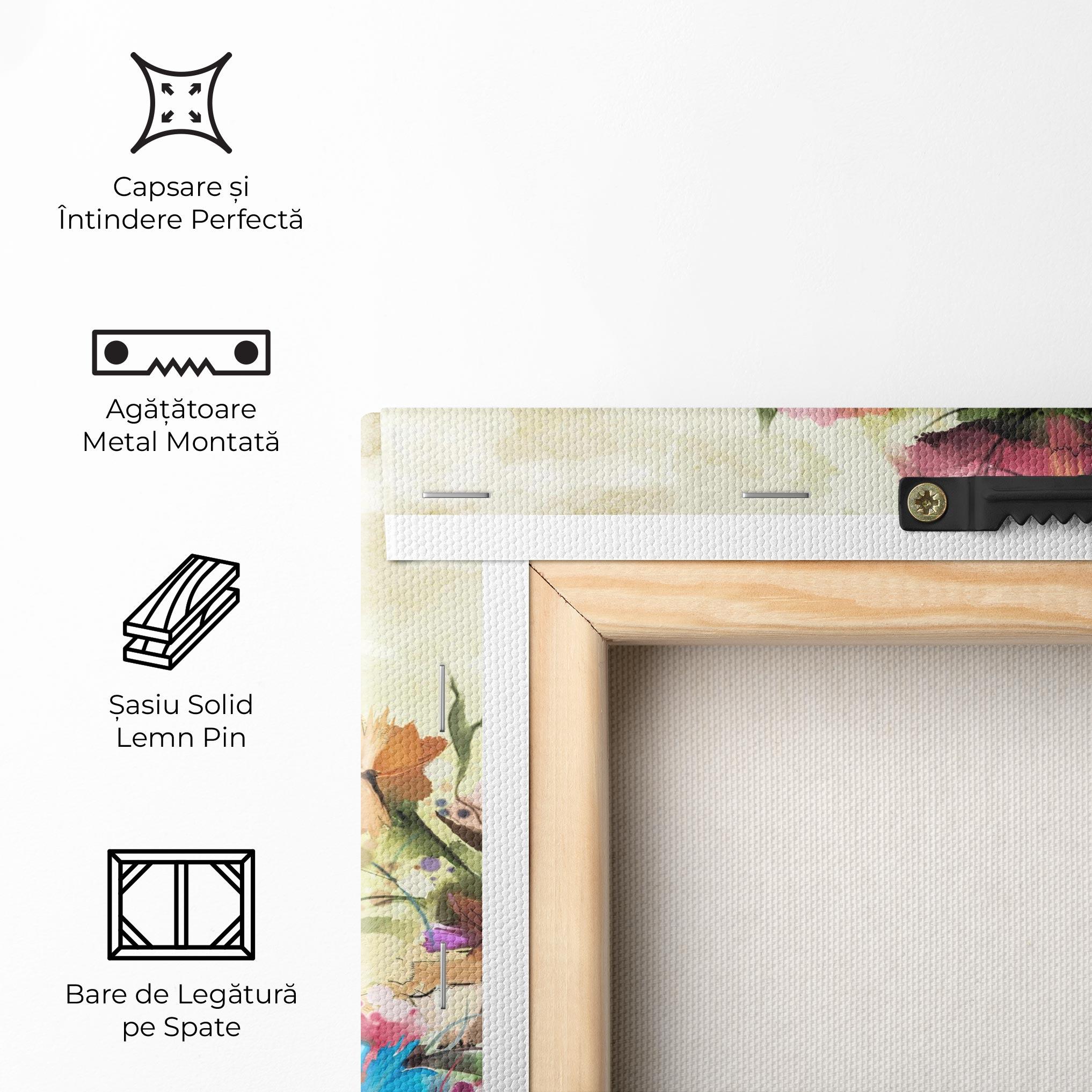 Tablou Canvas Ramura Cu Flori mockup 5