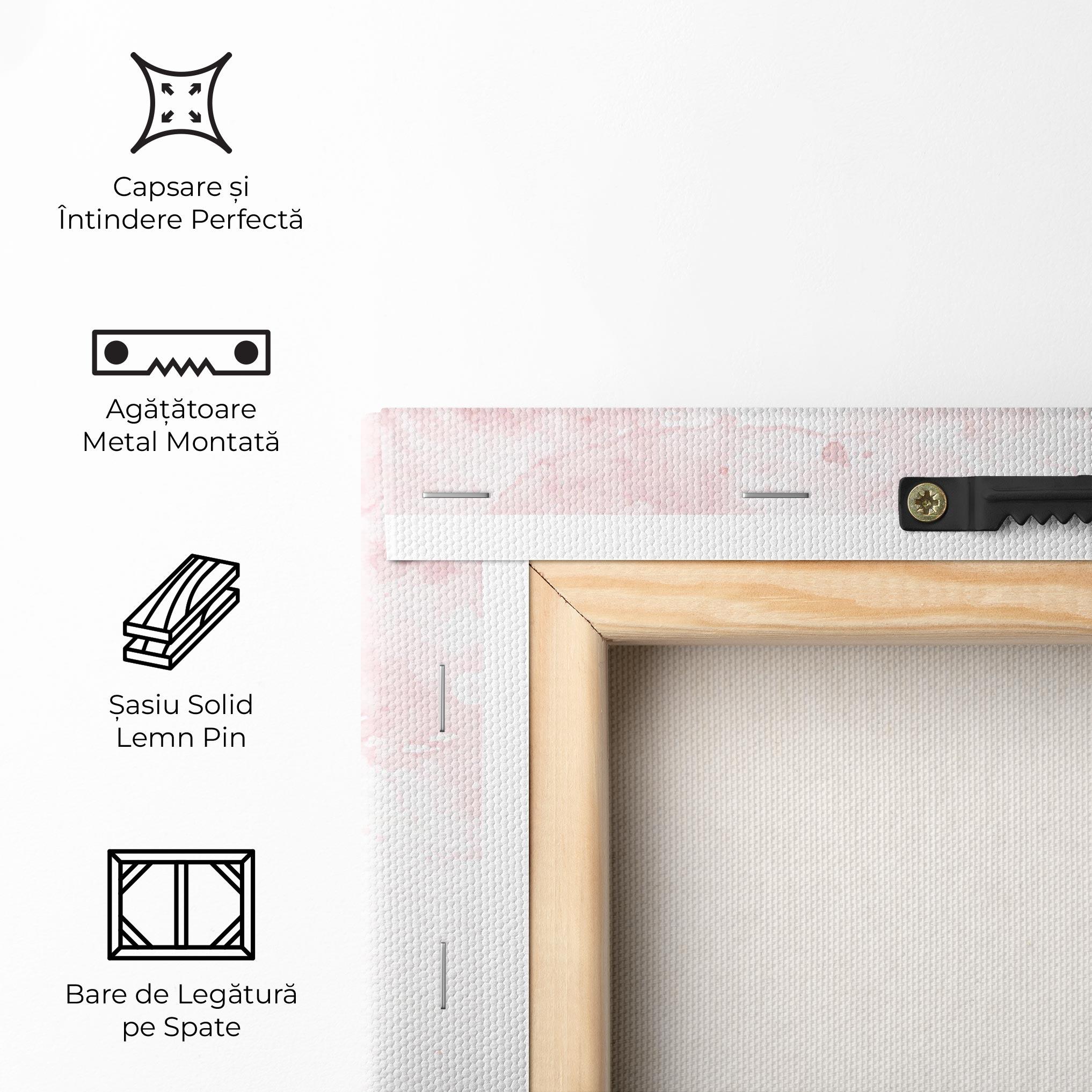 Tablou Canvas Red Poppy Line mockup 5