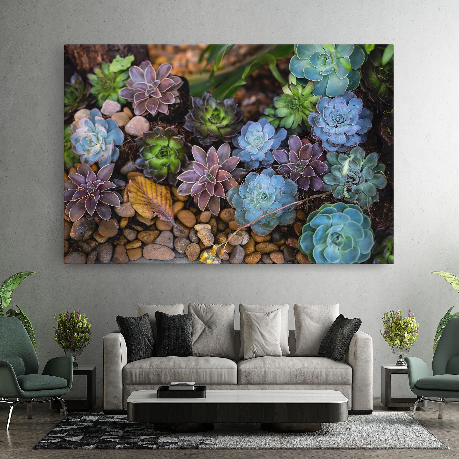 Tablou Canvas Colorful Flowers mockup 7