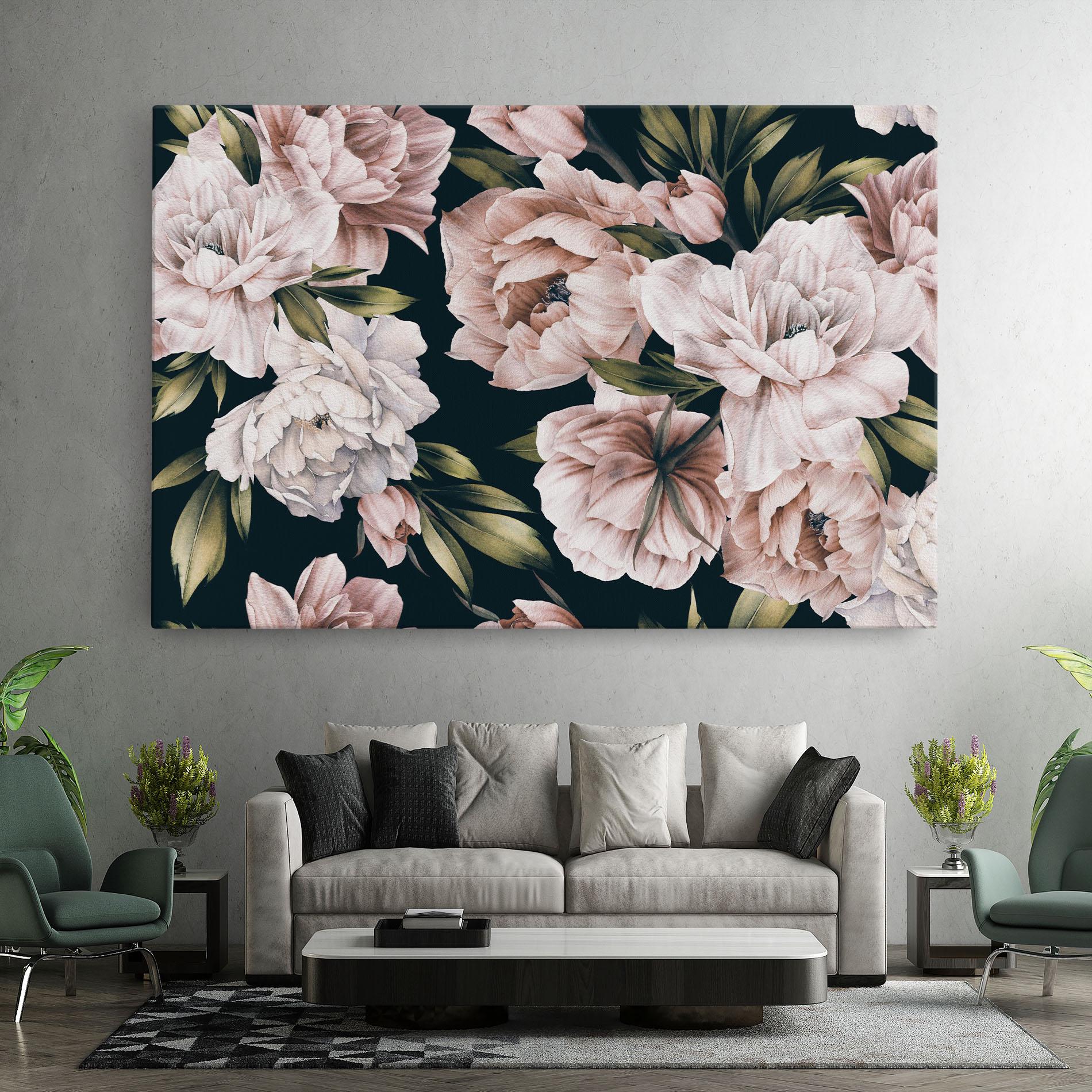 Tablou Canvas Flori De Bujori mockup 7