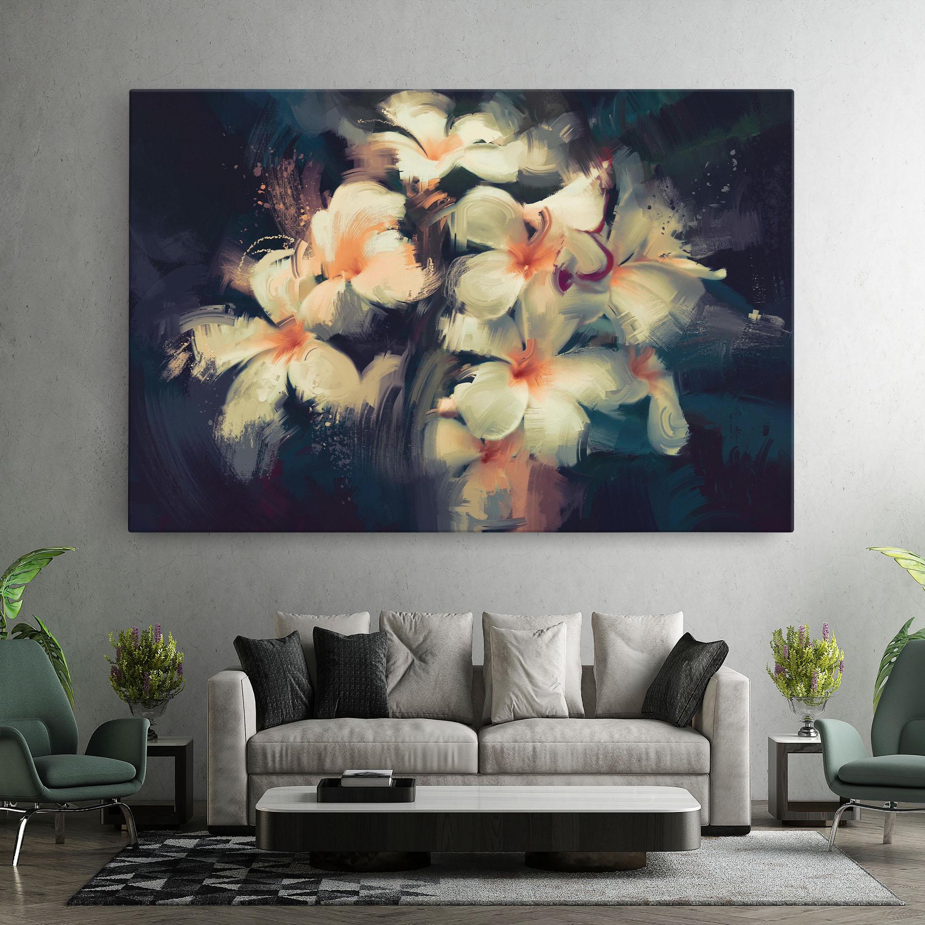 Tablou Canvas White Lilys mockup 7