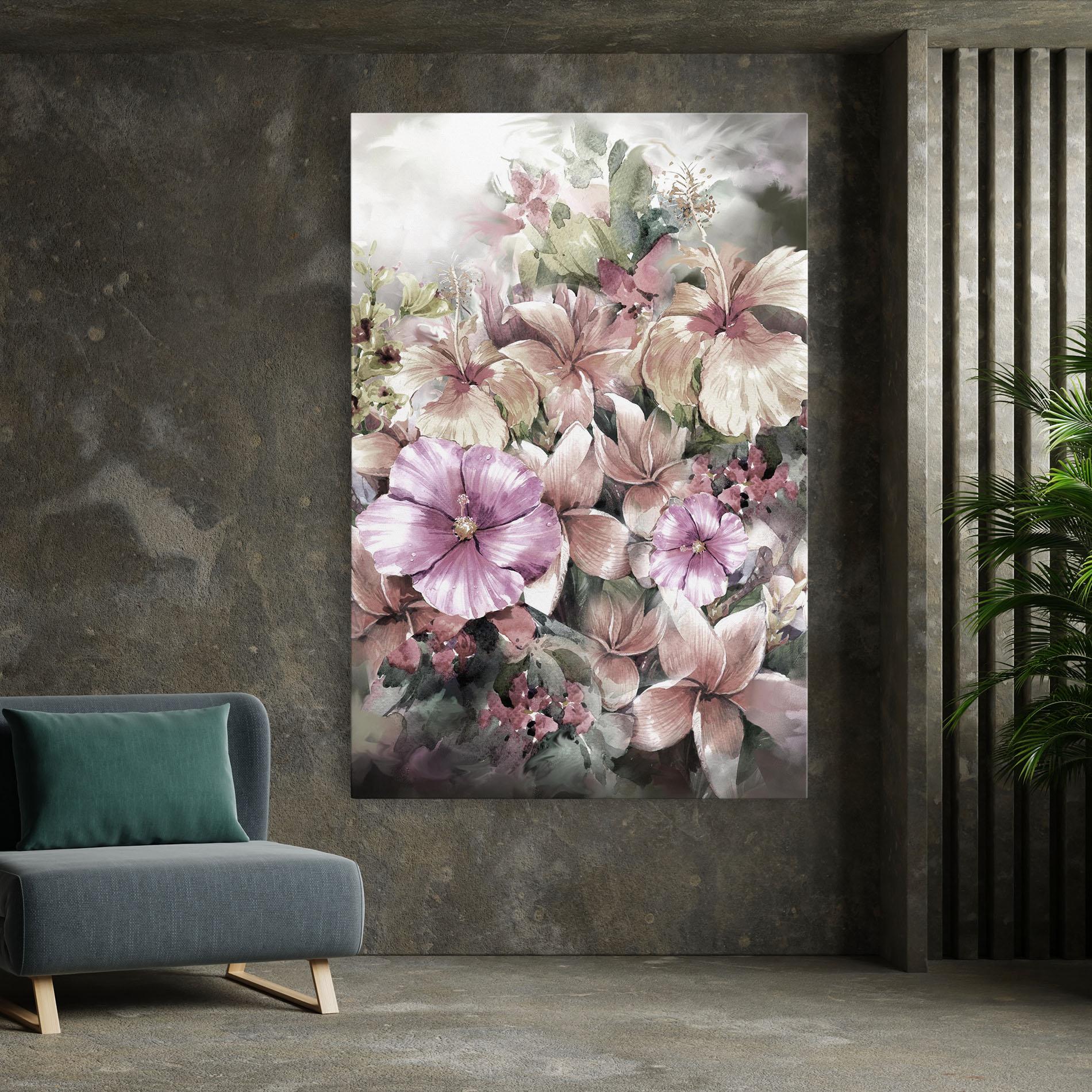 Tablou Canvas Contrastul De Flori mockup 7