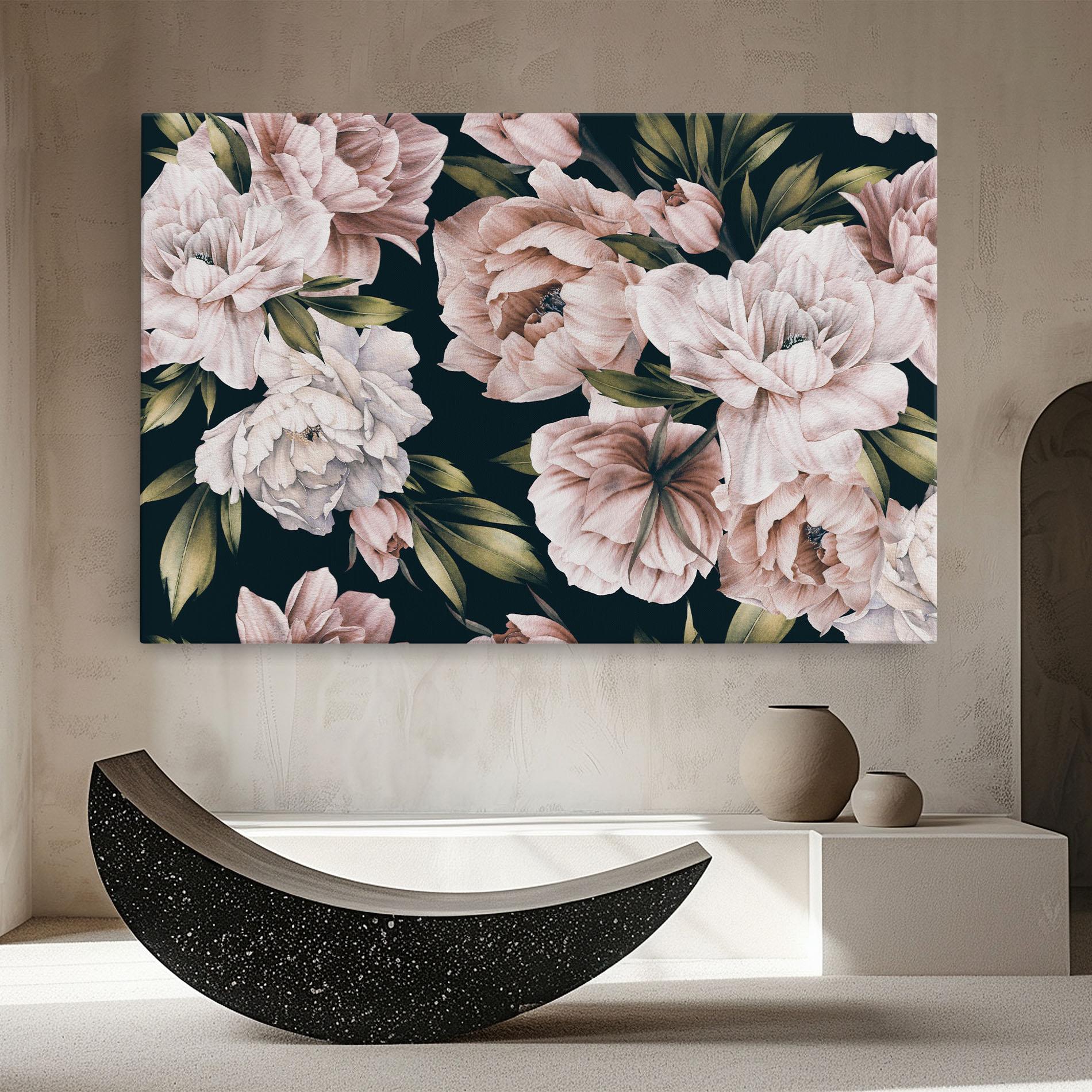 Tablou Canvas Flori De Bujori mockup 8