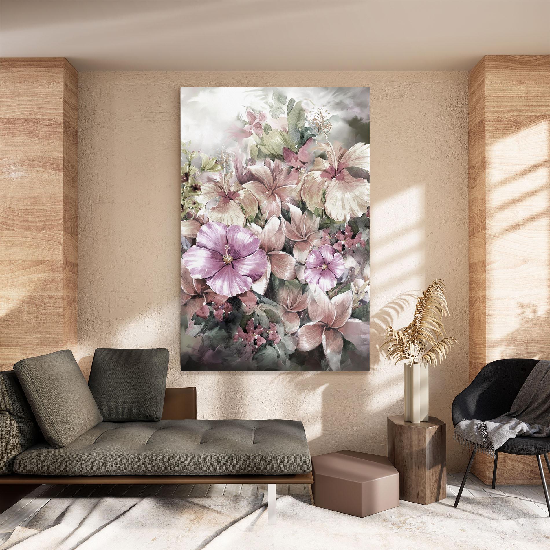 Tablou Canvas Contrastul De Flori mockup 8