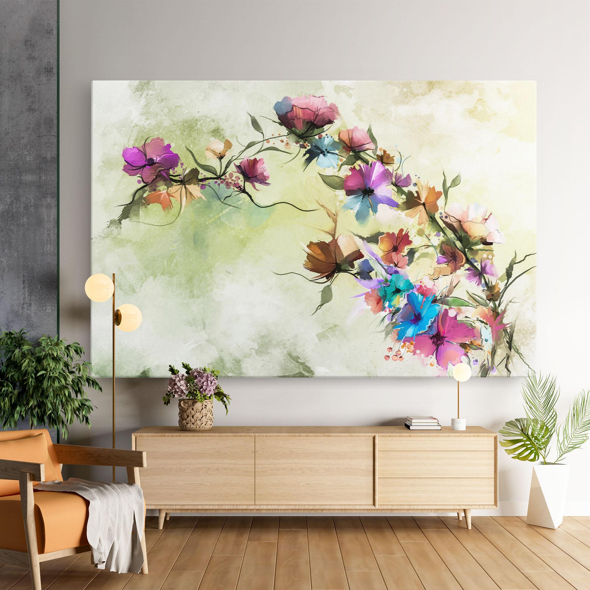 Tablou Canvas Ramura Cu Flori mockup 9