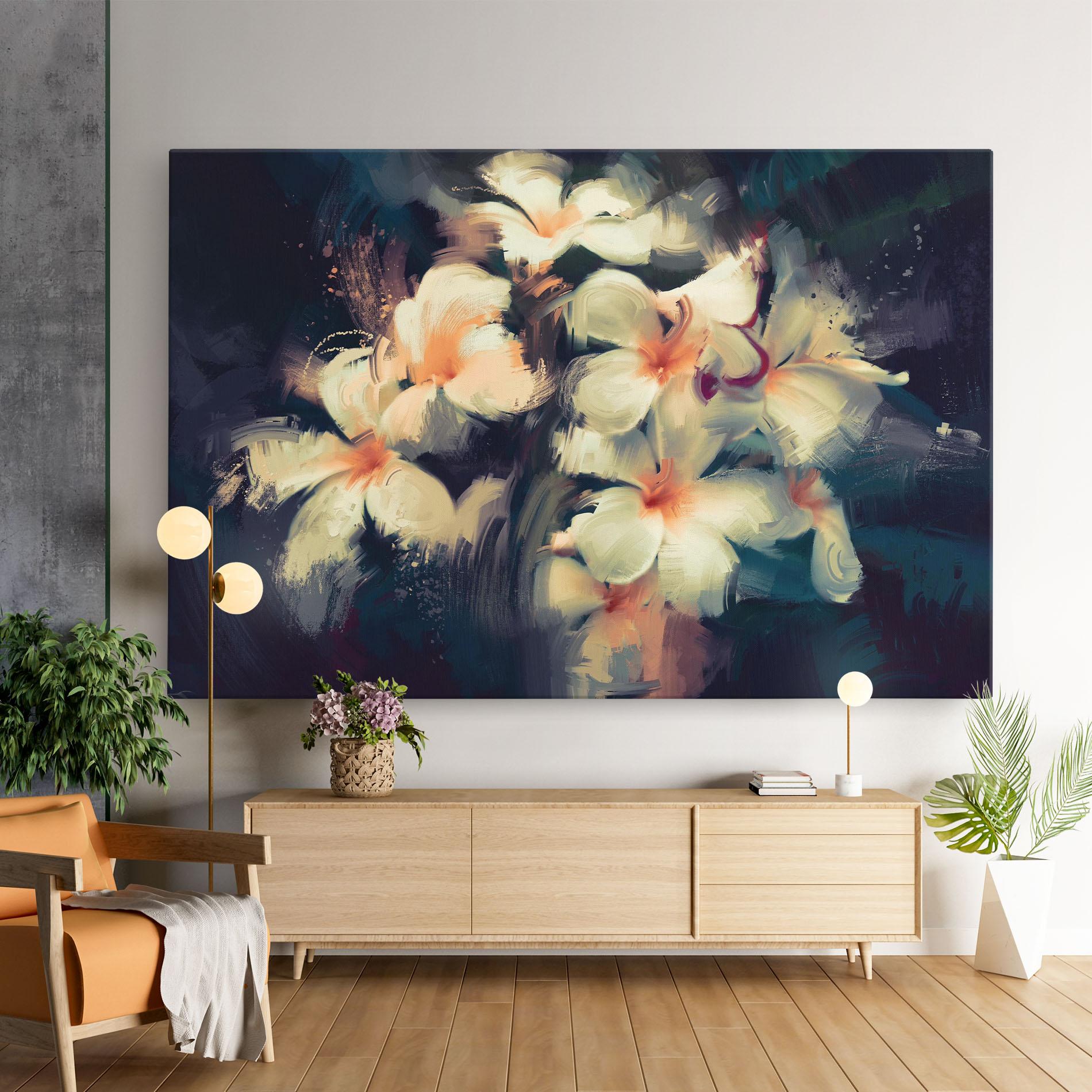Tablou Canvas White Lilys mockup 9