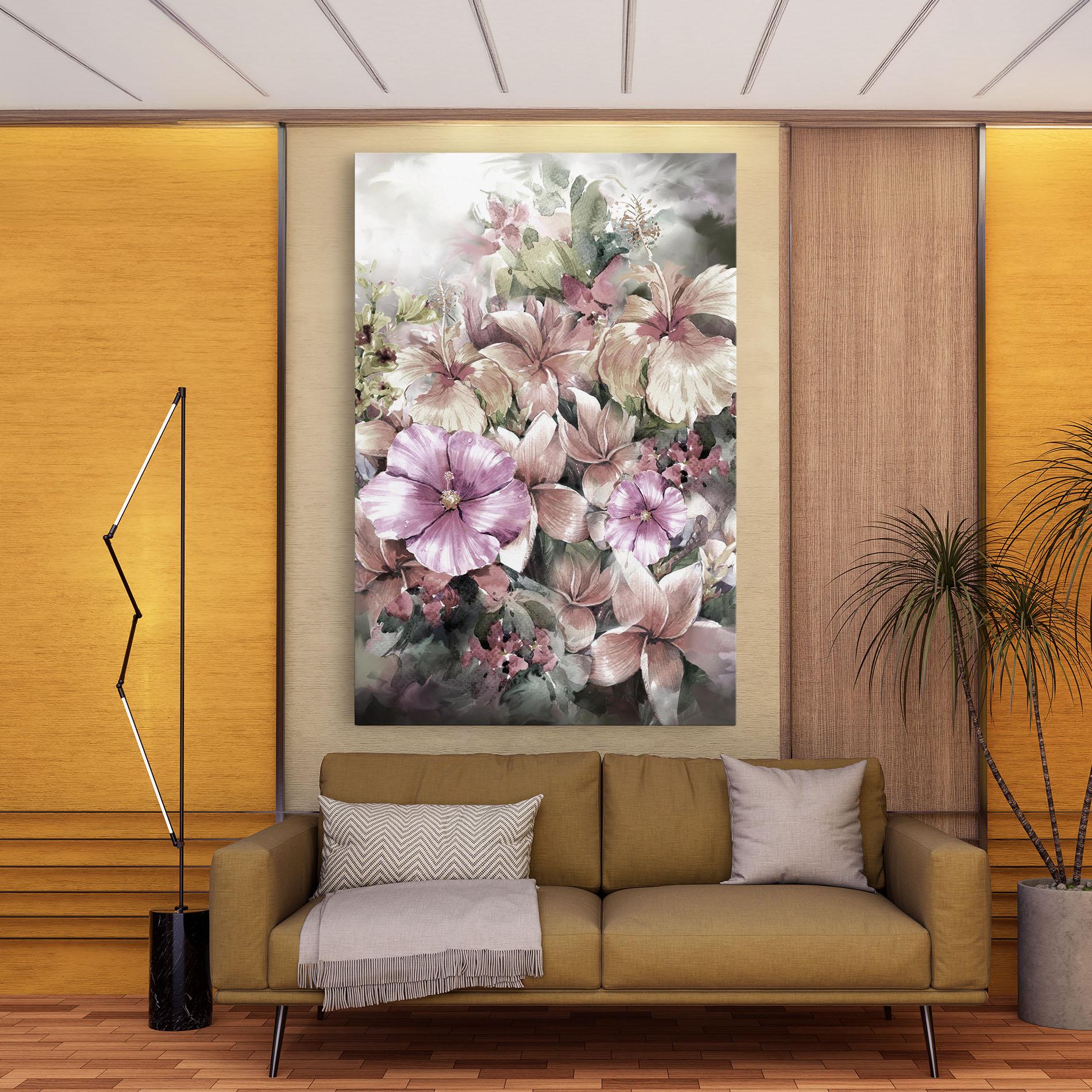 Tablou Canvas Contrastul De Flori mockup 9