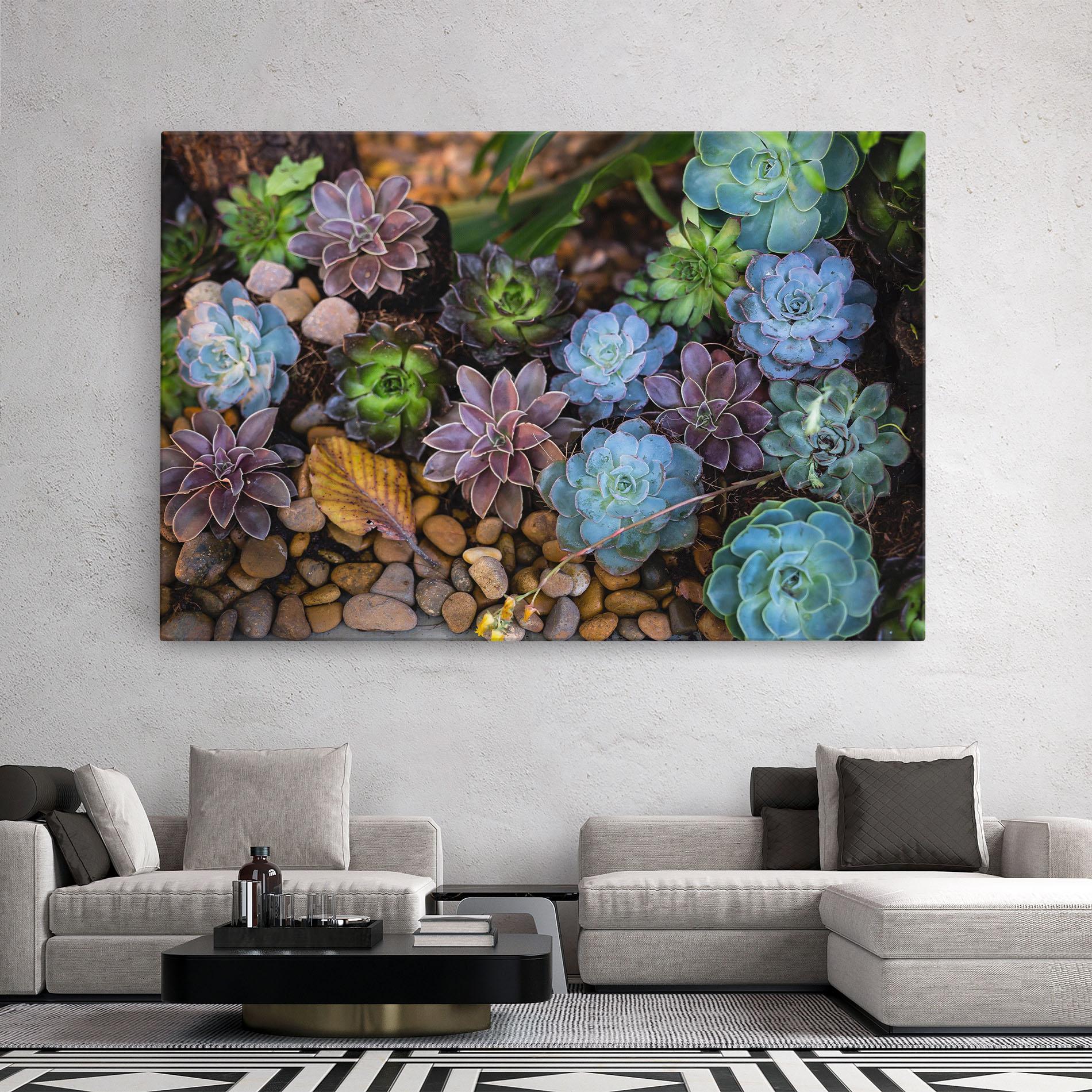 Tablou Canvas Colorful Flowers mockup 2