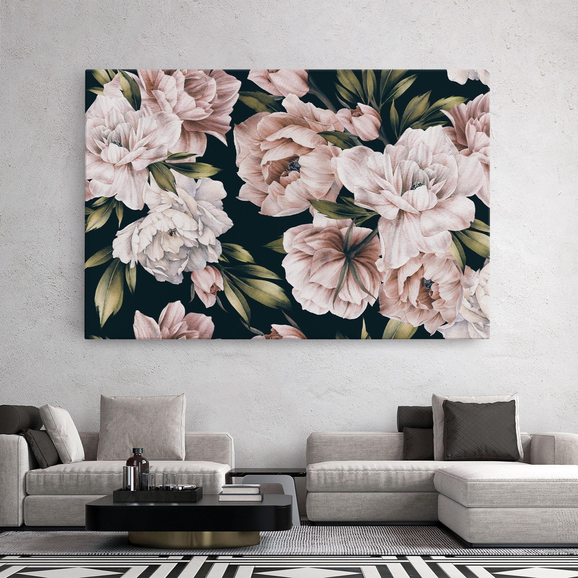 Tablou Canvas Flori De Bujori mockup 2