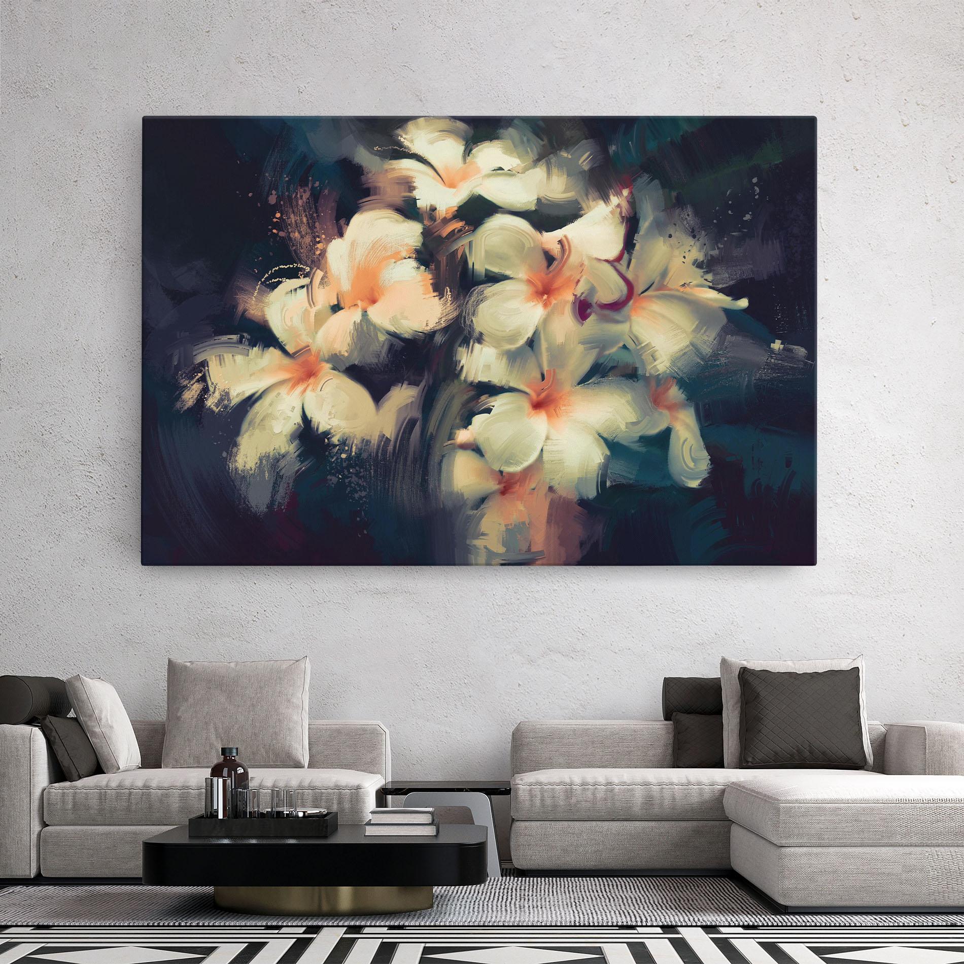 Tablou Canvas White Lilys mockup 2