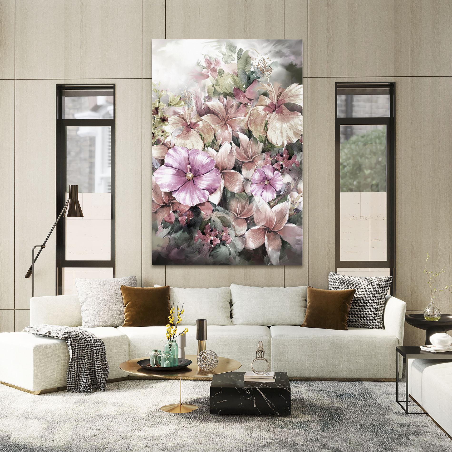 Tablou Canvas Contrastul De Flori mockup 2