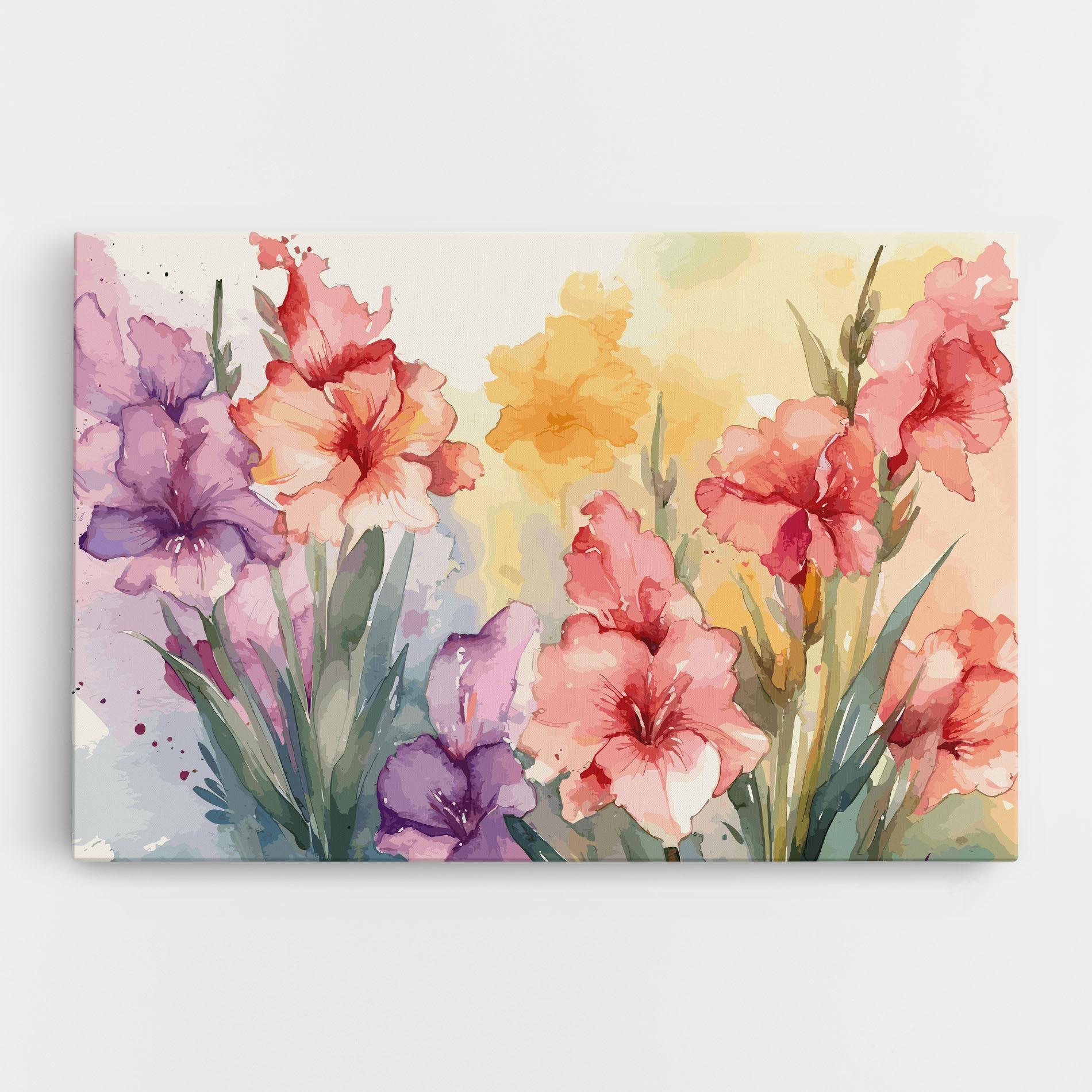 Tablou Canvas Exotic Watercolor mockup 0