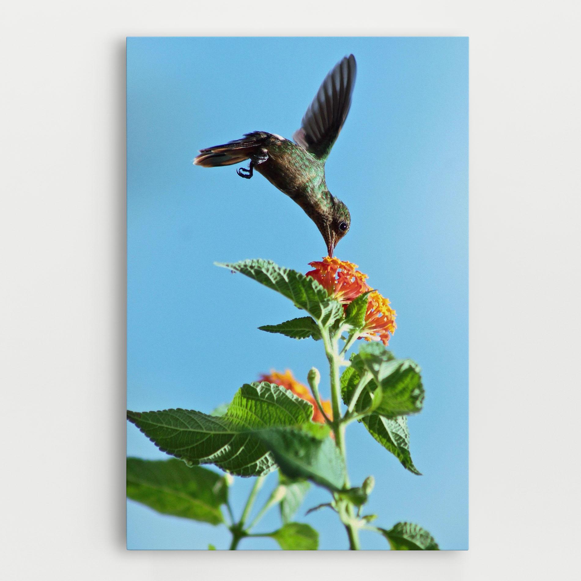 Tablou Canvas Bird Exotic Flower mockup 0