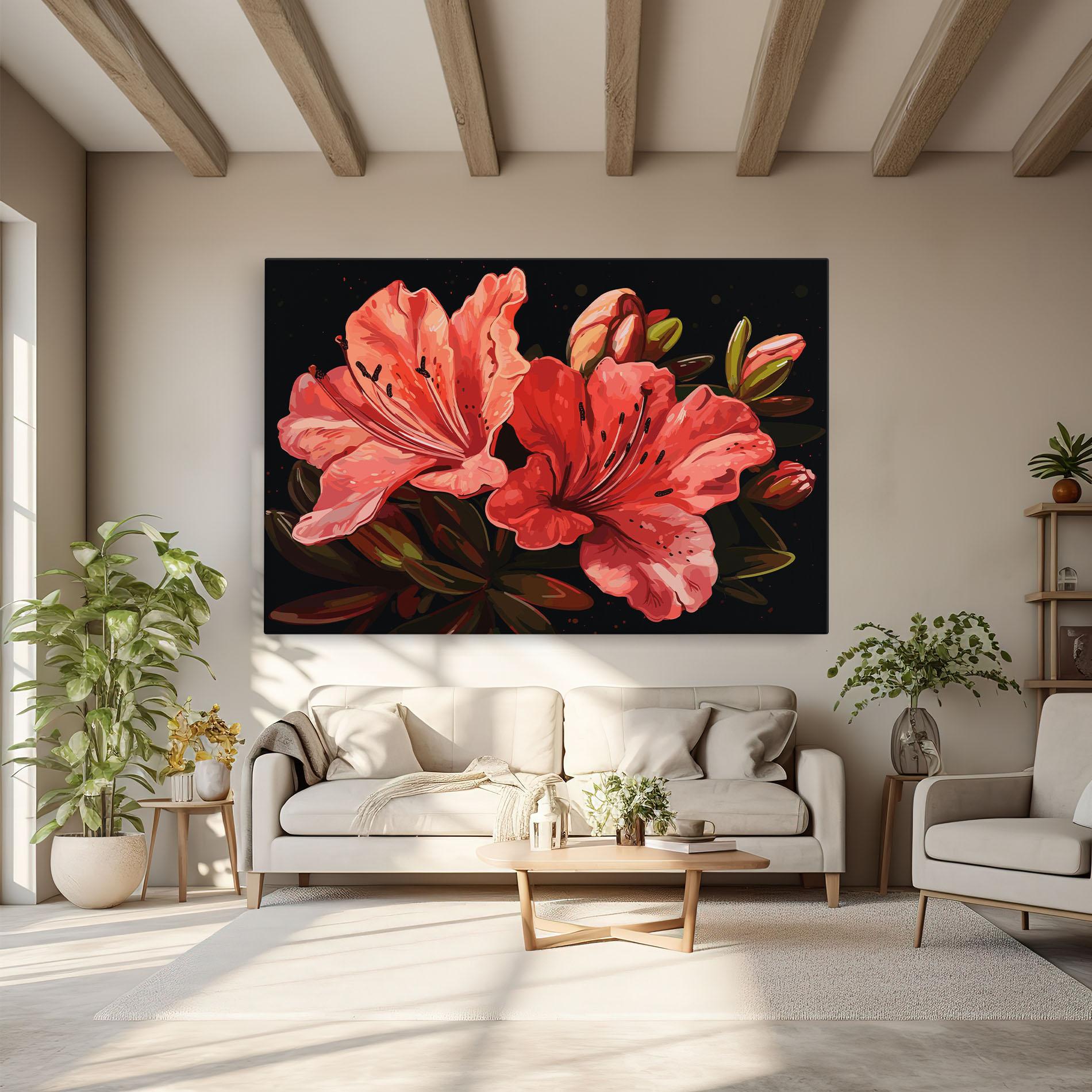 Tablou Canvas Art Exotic Flower mockup 6