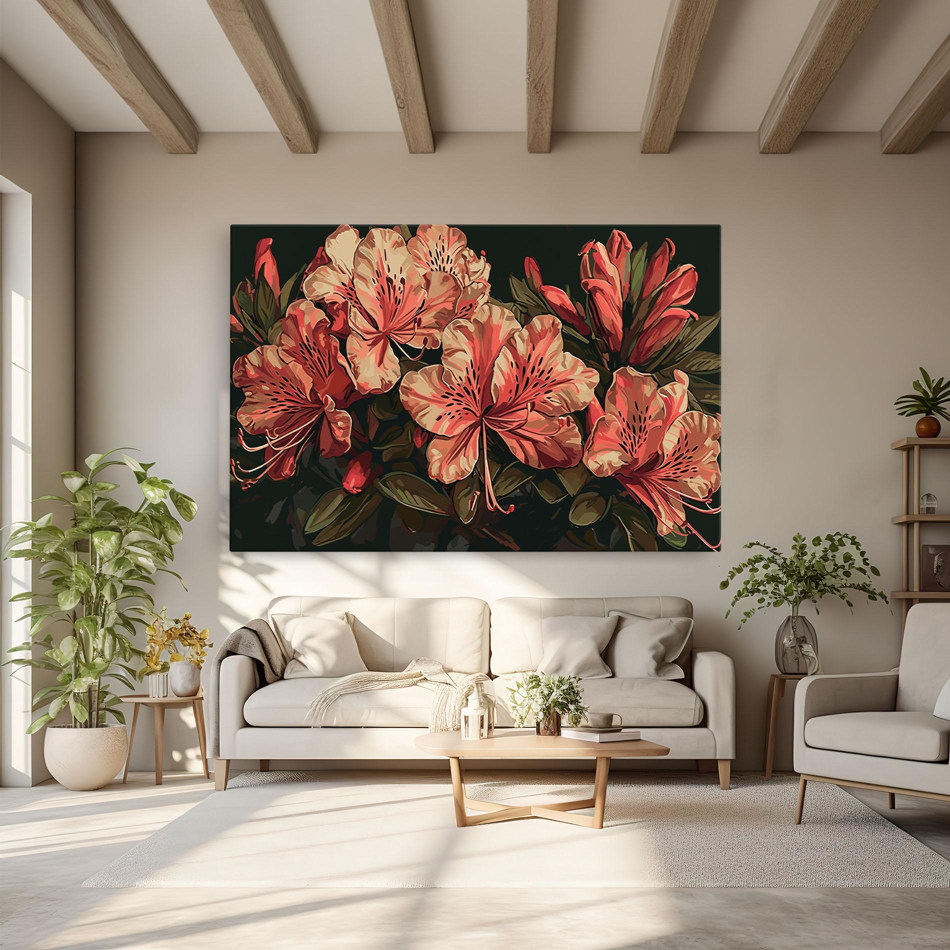 Tablou Canvas Cream Exotic Art mockup 6