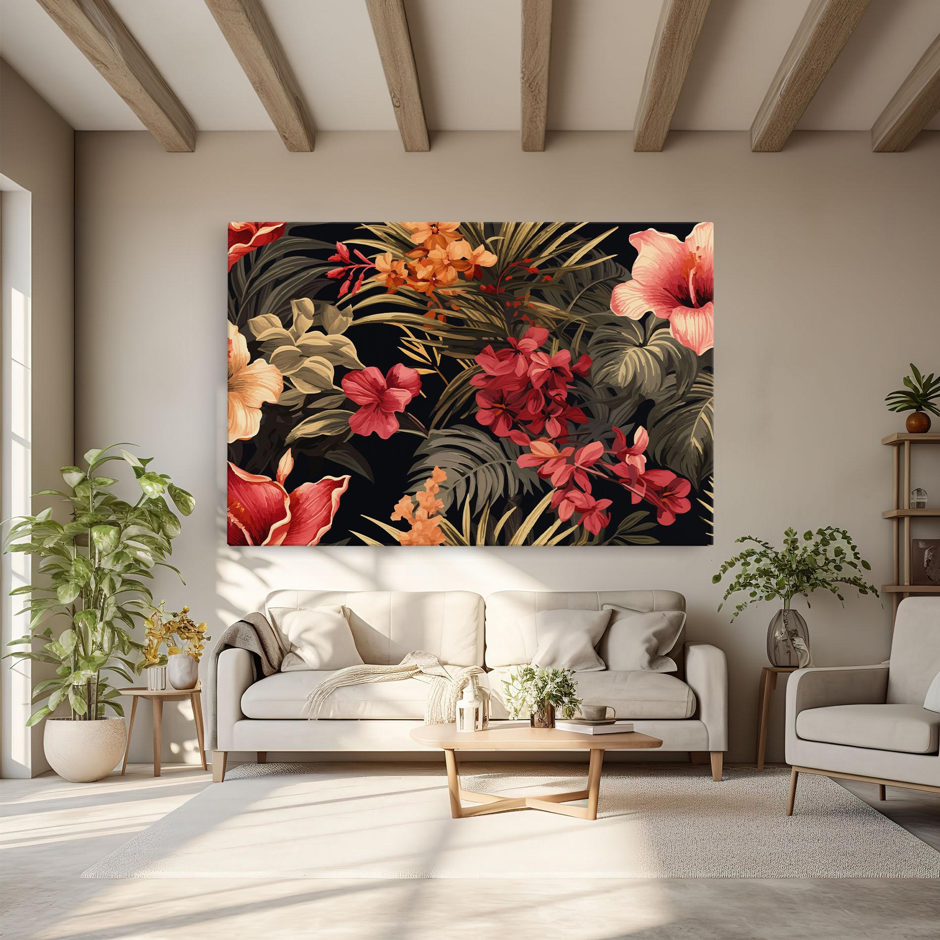 Tablou Canvas Exotic Flower Plant mockup 6