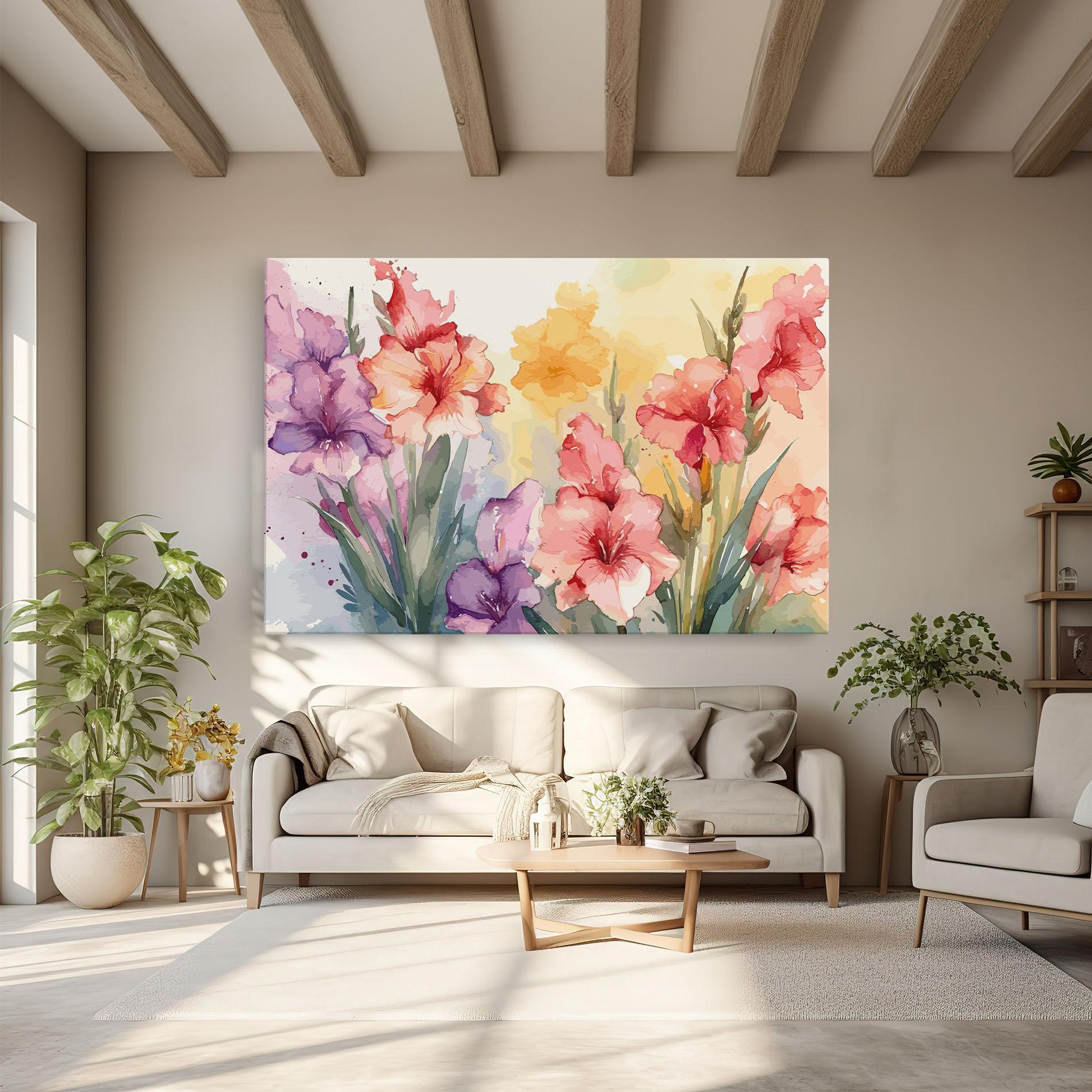 Tablou Canvas Exotic Watercolor mockup 6