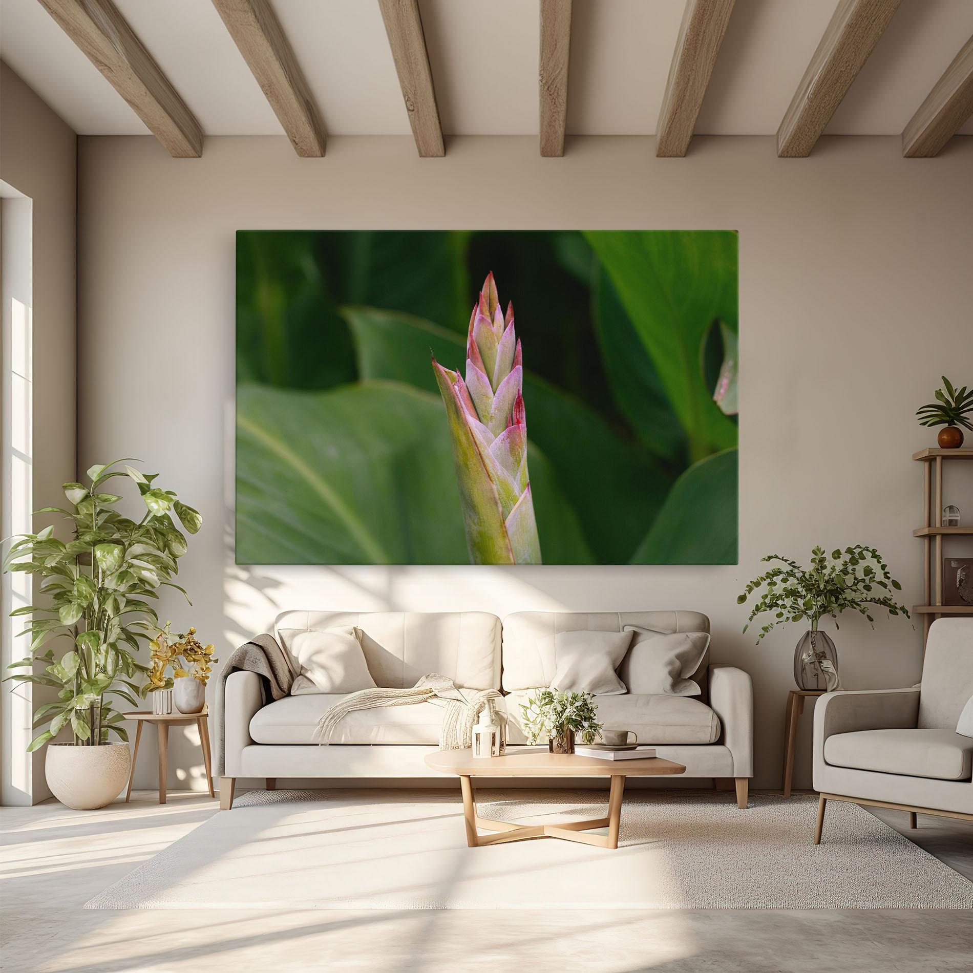 Tablou Canvas Light Pink Exotic mockup 6